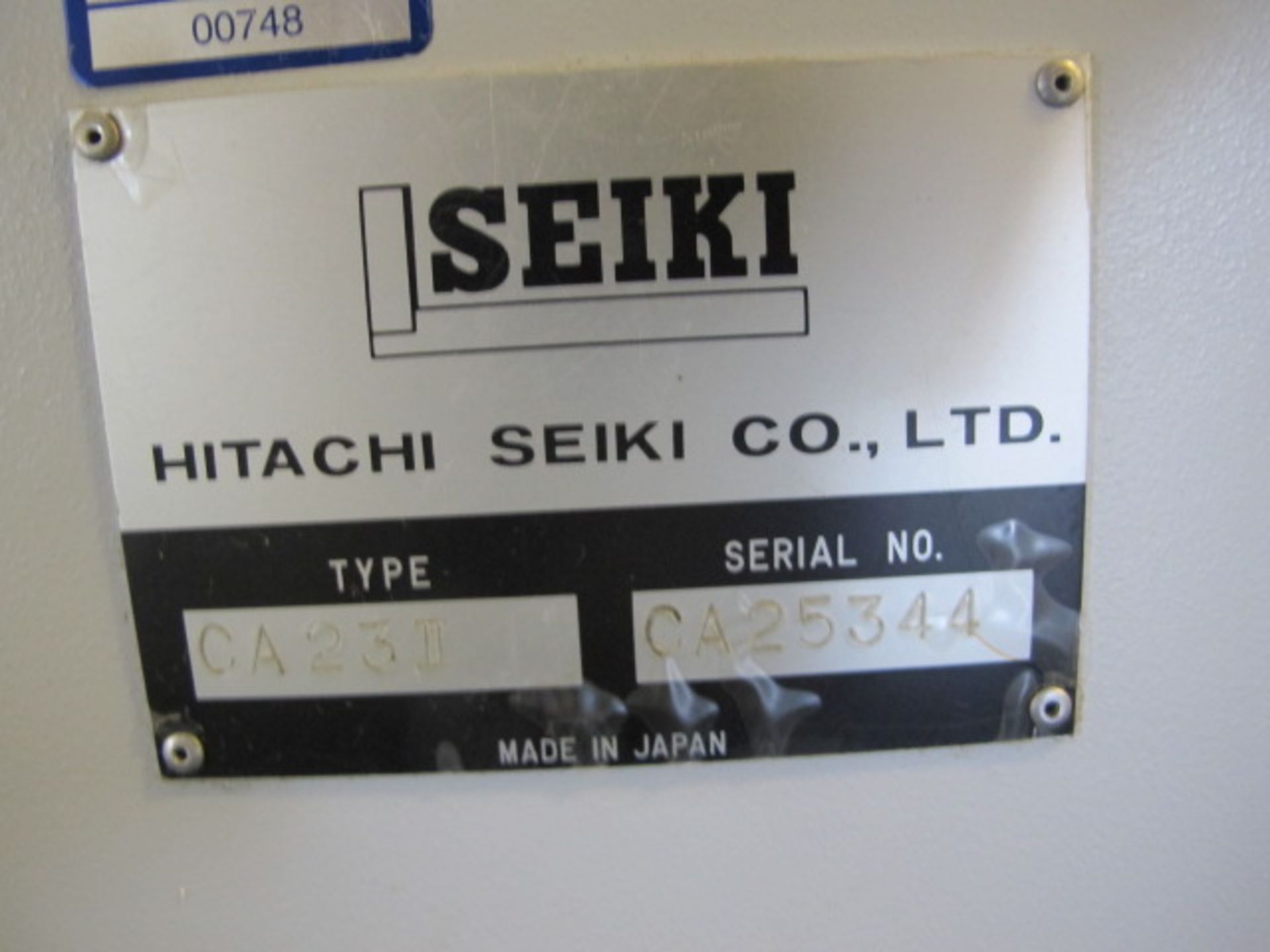 2001 Hitachi Seiki HiCELL23 II Super Productive Integrated Turning Cell Type CA23 II s/n CA25344 - Image 21 of 21