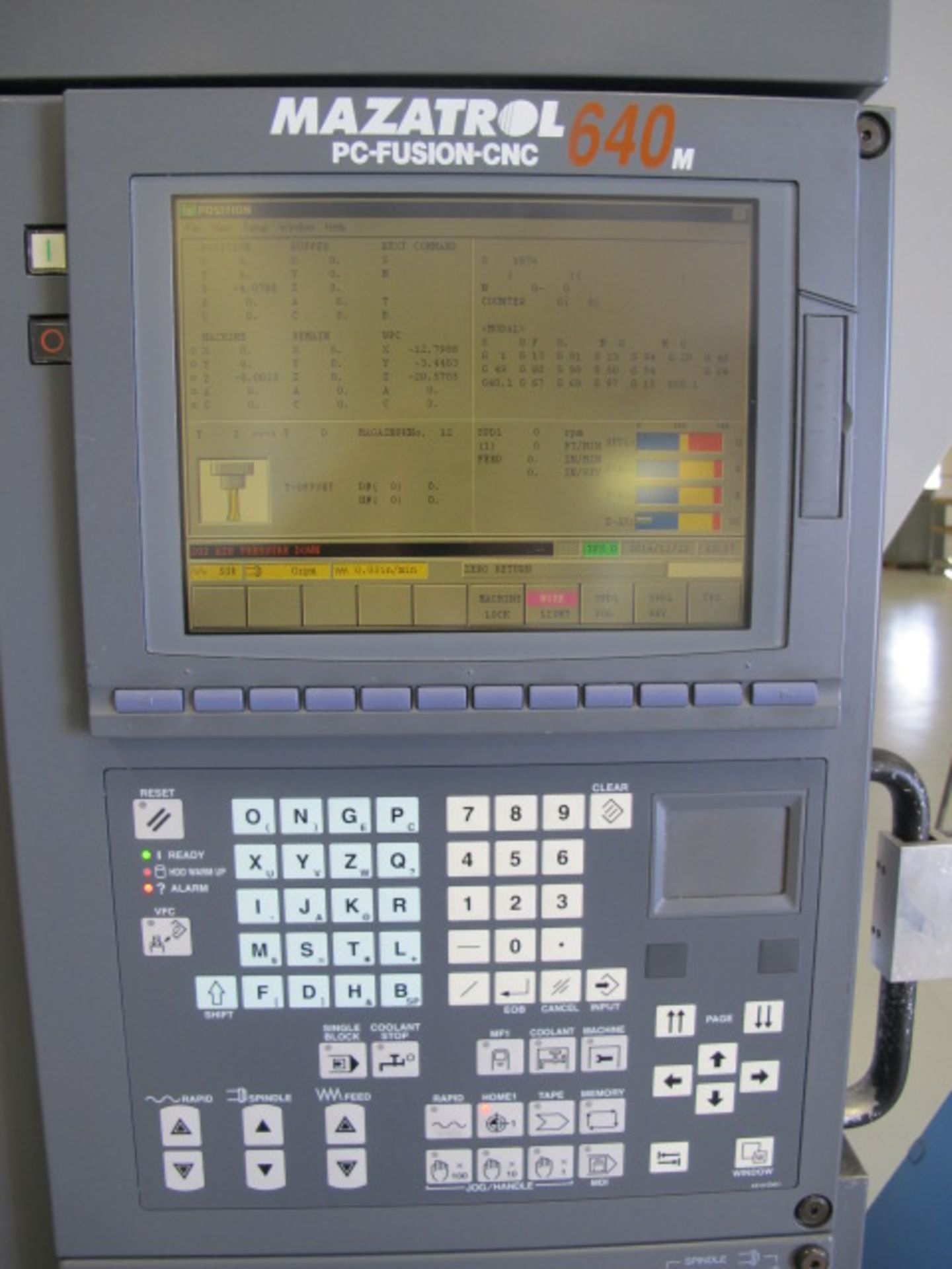 2000 Mazak VARIAXIS 200 5-Axis CNC Vertical Machining Center s/n 153068 w/ Mazatrol PC-FUSION-CNC - Image 6 of 16