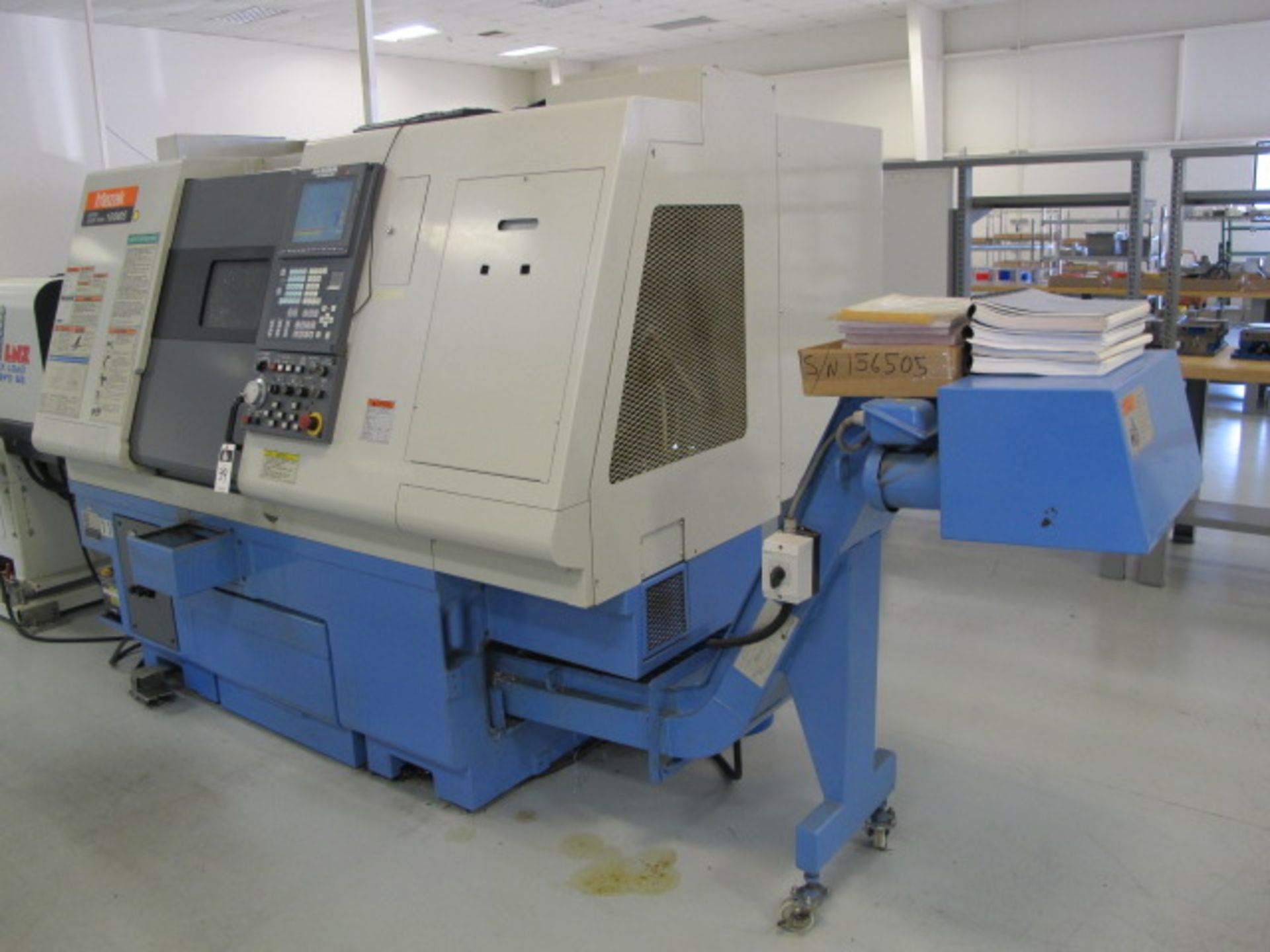 2001 Mazak Super Quick Turn 100MS Twin Spindle Live Turret CNC Turning Center s/n 156505 w/ Mazatrol - Image 3 of 18