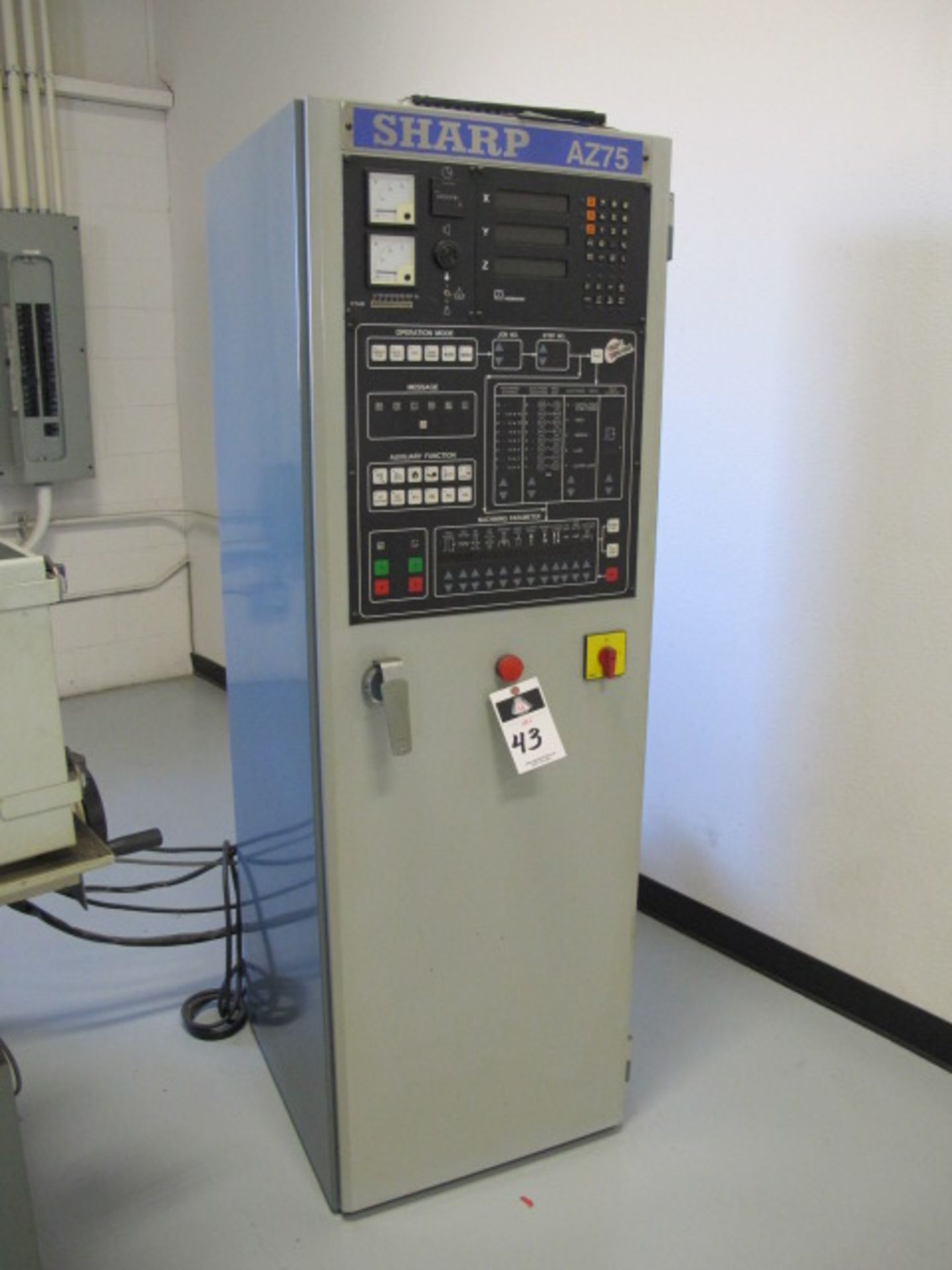 2000 Sharp SED301 Die-Sinker EDM Machine s/n 0093360 w/ Sharp AZ75 “FUZZY” Control Package, - Image 4 of 14