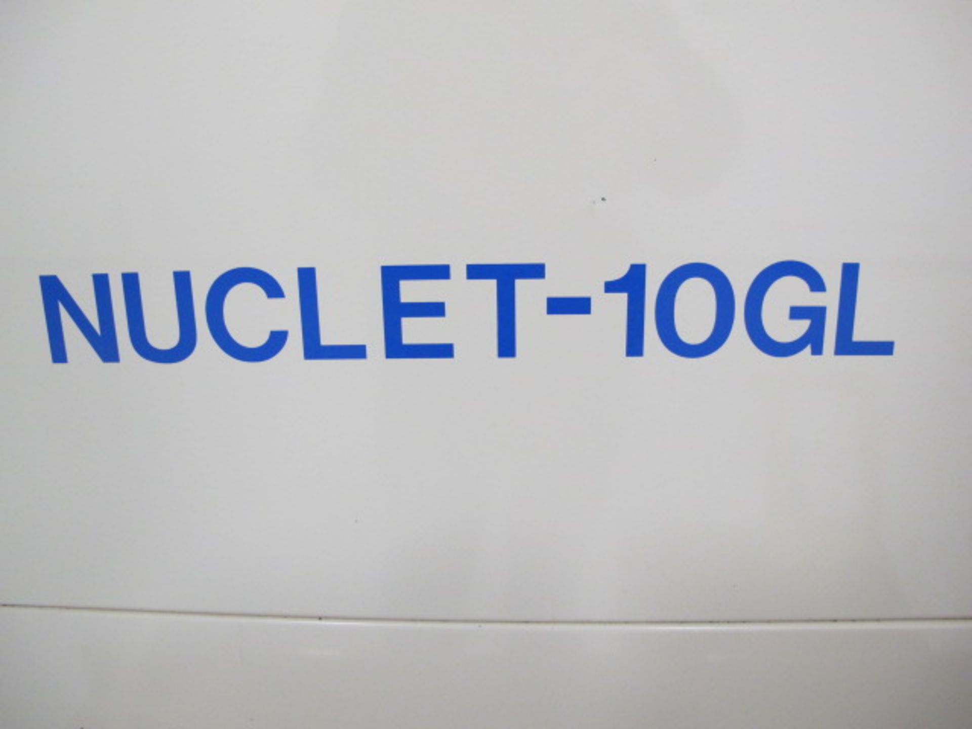 2000 Eguro Nuclet-10GL CNC Gang Tooling Cross Slide Lathe s/n 4161 w/ Fanuc Series 21i-T Controls, - Image 5 of 12