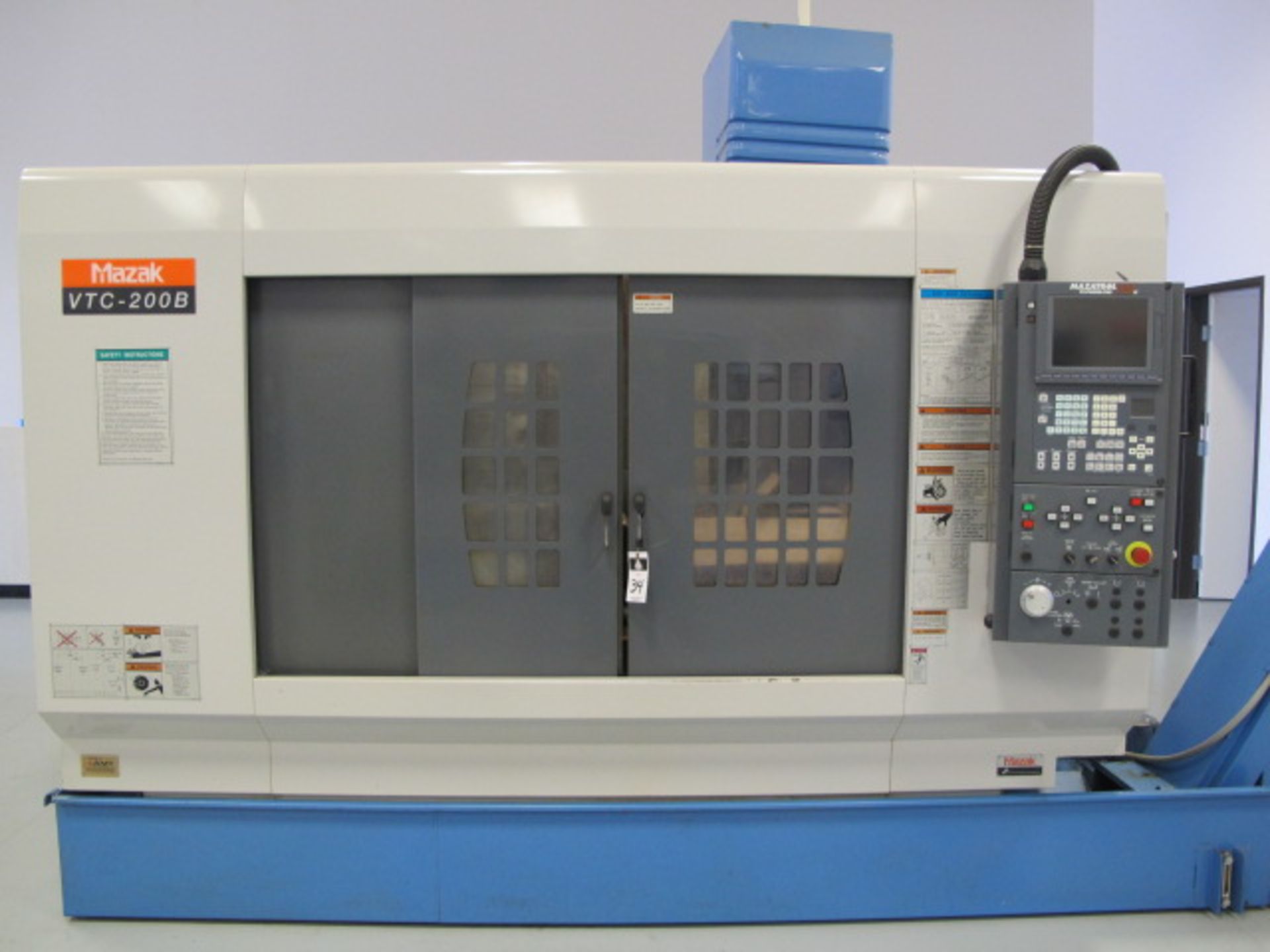 2001 Mazak VTC-200B CNC Vertical Traveling Column Machining Center s/n 152229 w/ Mazatrol PC- - Image 2 of 12