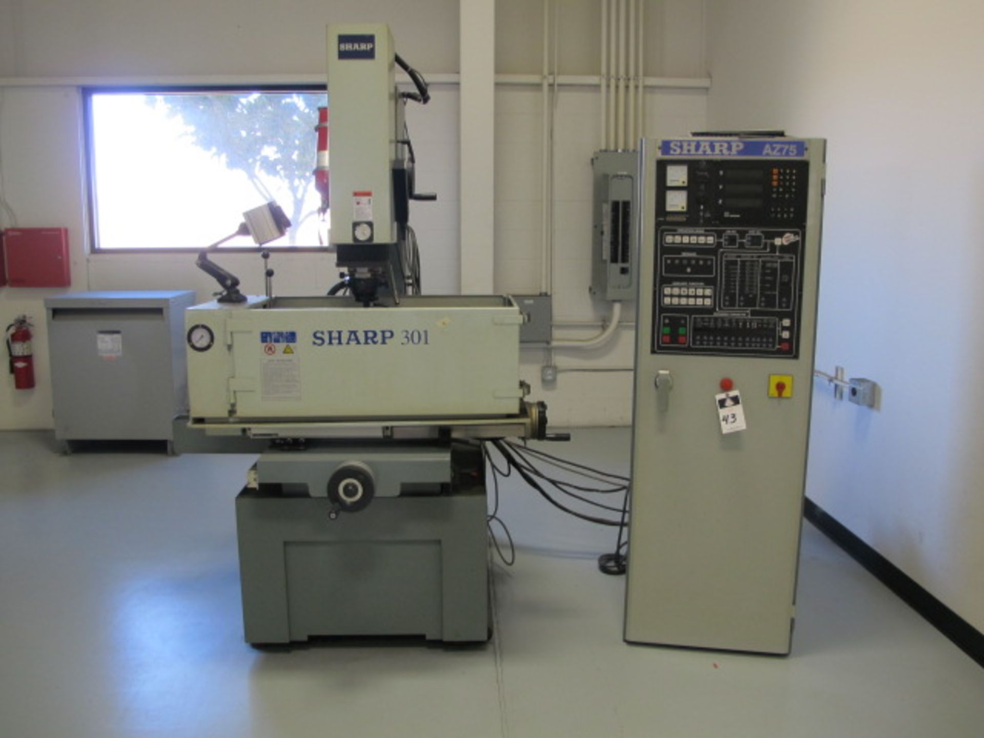 2000 Sharp SED301 Die-Sinker EDM Machine s/n 0093360 w/ Sharp AZ75 “FUZZY” Control Package,