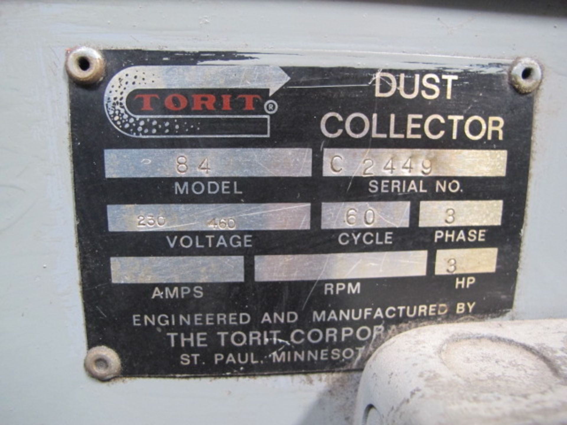 Torit mdl. 84 Dust Collector - Image 3 of 3