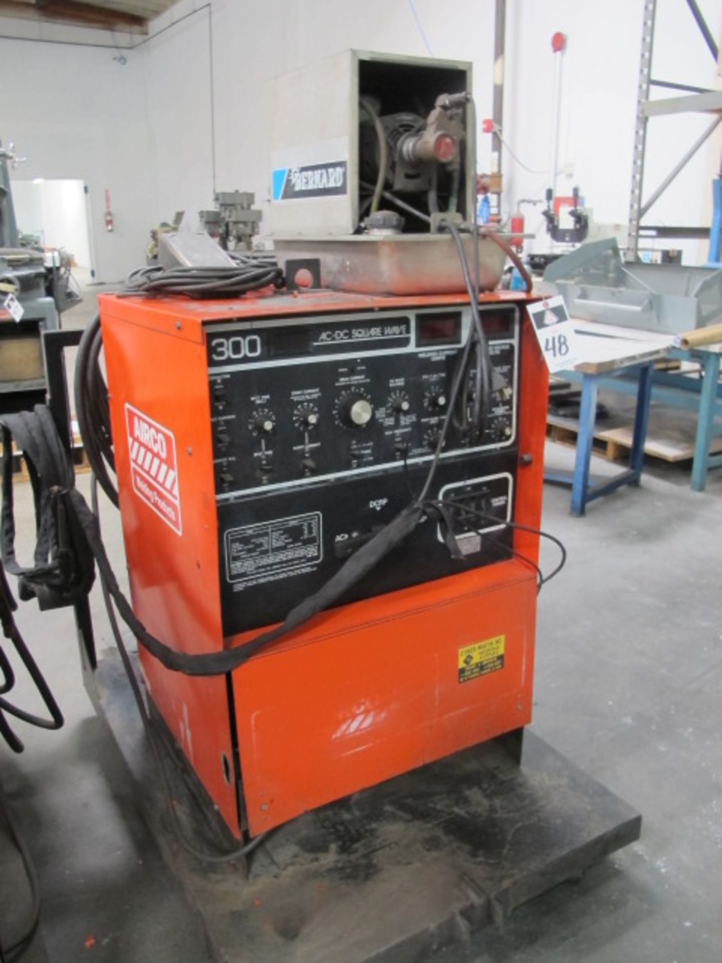 Airco 300 AC/DC Squarewave Arc Welding Power Source w/ Bernard Cooler - Image 2 of 4