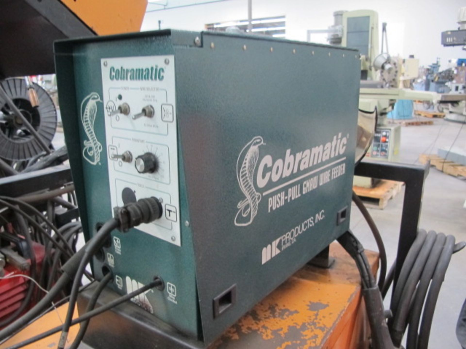 Airco PhaseArc 350 CV-DC Arc Welding Power Source w/ MK Cobramatic Push-Pull GMAW Wire Feeder - Image 3 of 4