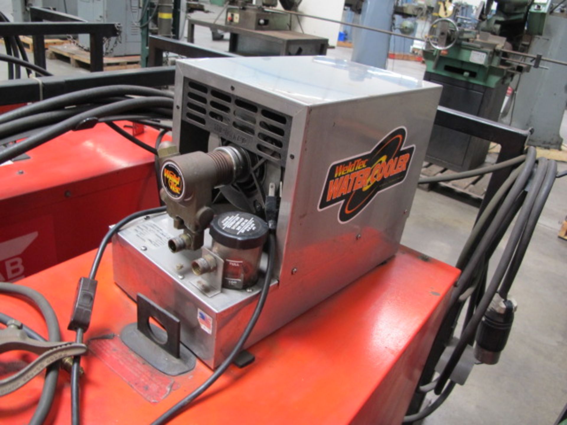 Airco 250 AC/DC Squarewave Heliwelder V Arc Welding Power Source w/ WeldTec Cooler - Image 3 of 3