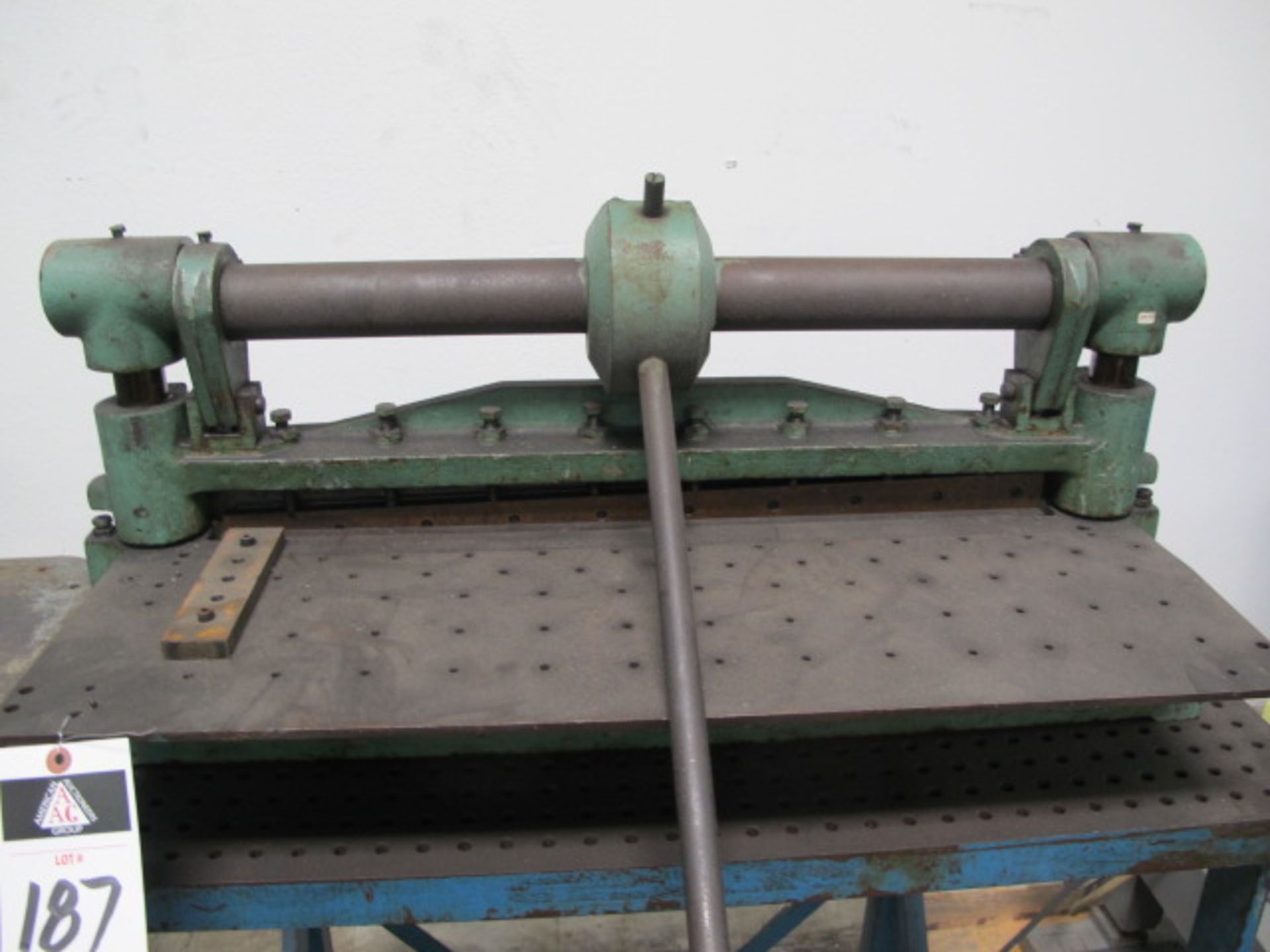 DiAcro No.4 24” Hand Shear and Steel Table - Image 2 of 3