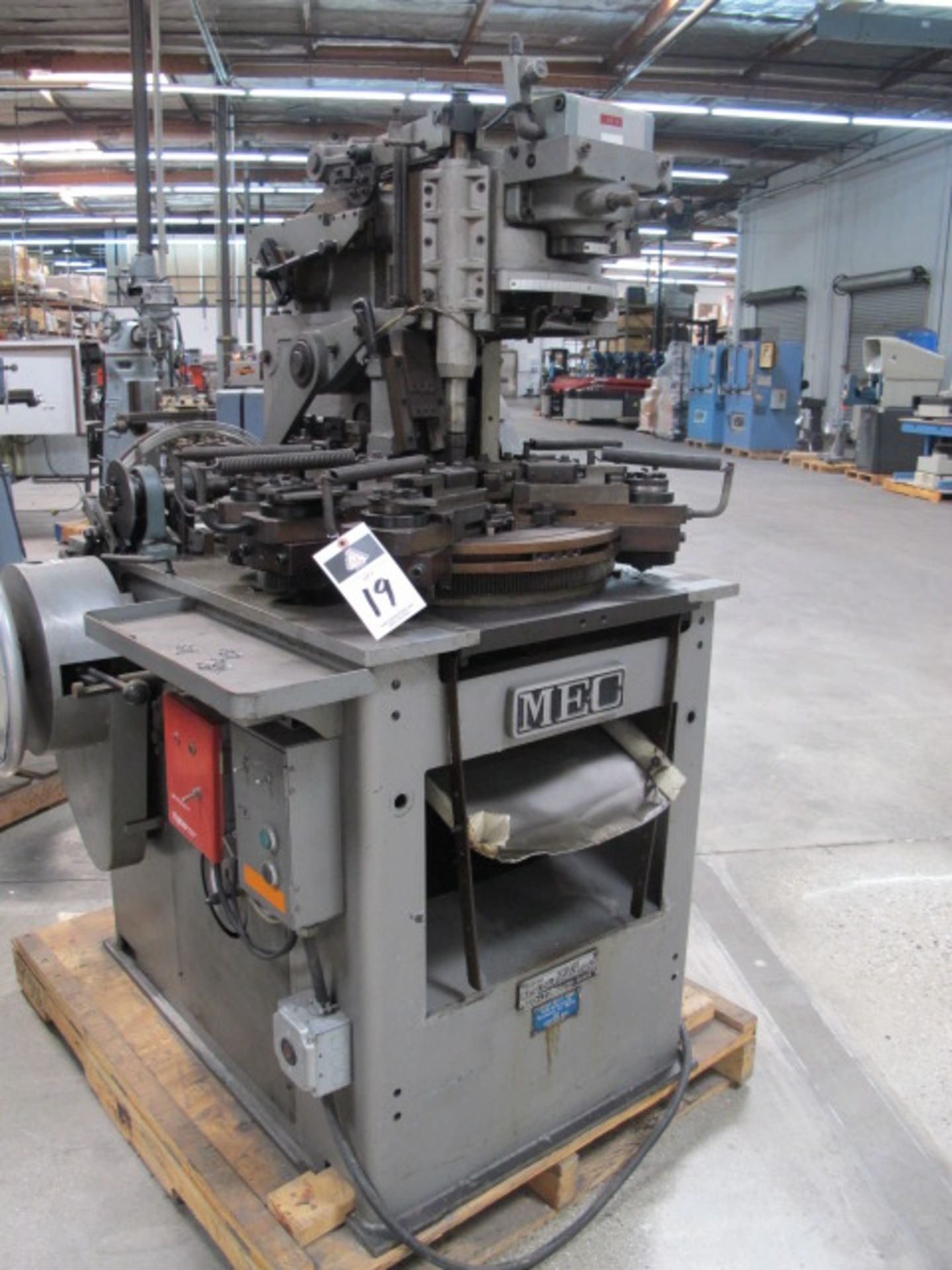 MEC Matsuoka Engineering mdl. VRA-20 5-Slide Ring Coiling Machine s/n 815059