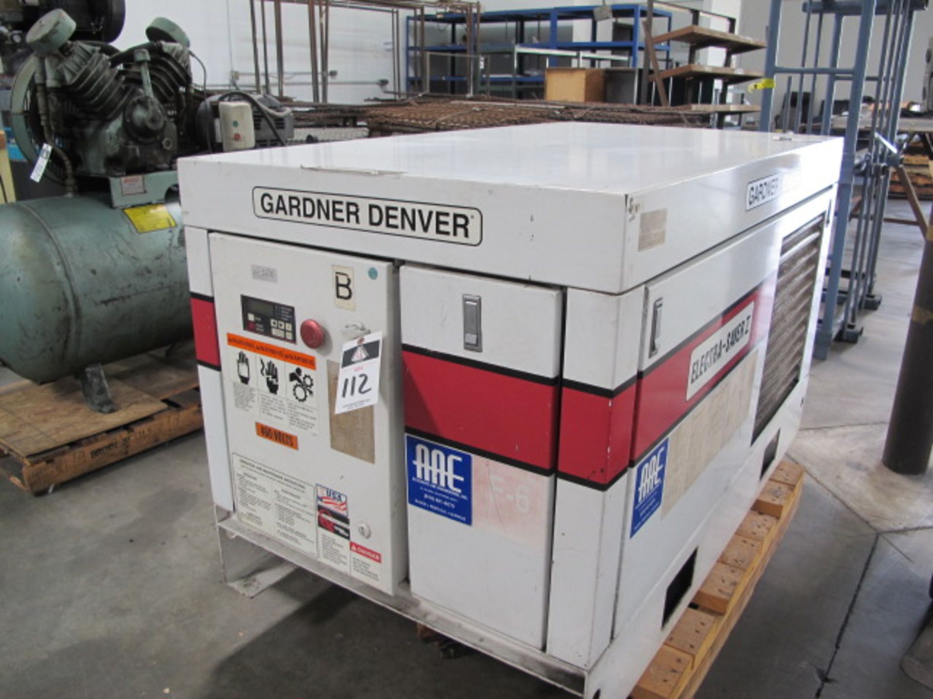 Gardner Denver EBE99M13 25Hp Rotary Air Compressor s/n S095072