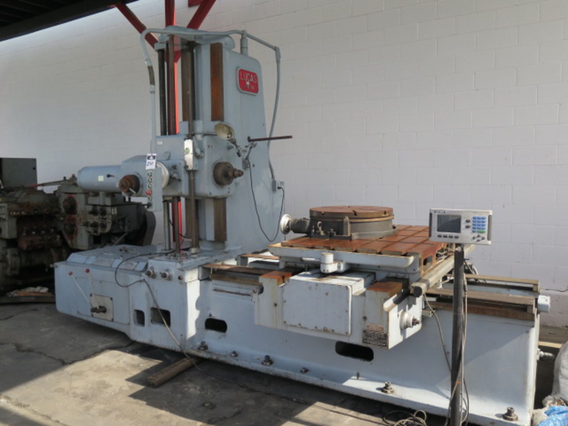 Lucas mdl. 41B-24 Horizontal Boring Mill w/ Acu-Rite Programmable DRO, 13-1500 RPM, Power Feeds, 36” - Image 3 of 11