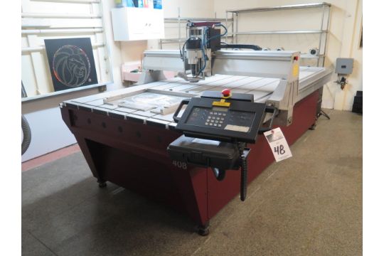 Gerber Scientific SABRE-408 4’ x 8’ CNC Router s/n 827-190 w/ Gerber ...