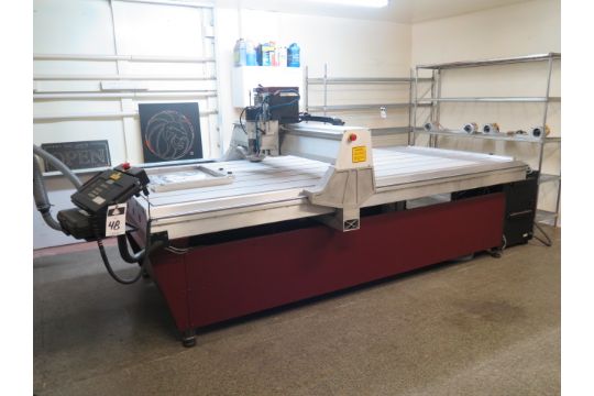 Gerber Scientific SABRE-408 4’ x 8’ CNC Router s/n 827-190 w/ Gerber ...