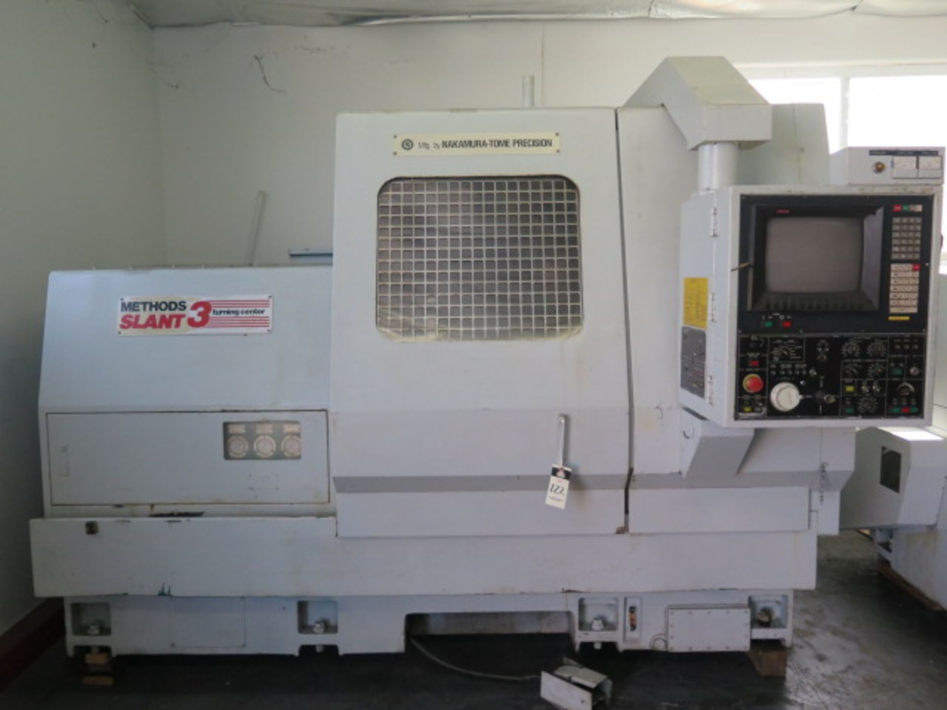 Nakamura-Tome Methods Slant 3X Twin Turret CNC Turning Center s/nC31709 w/ Fanuc System 11TT