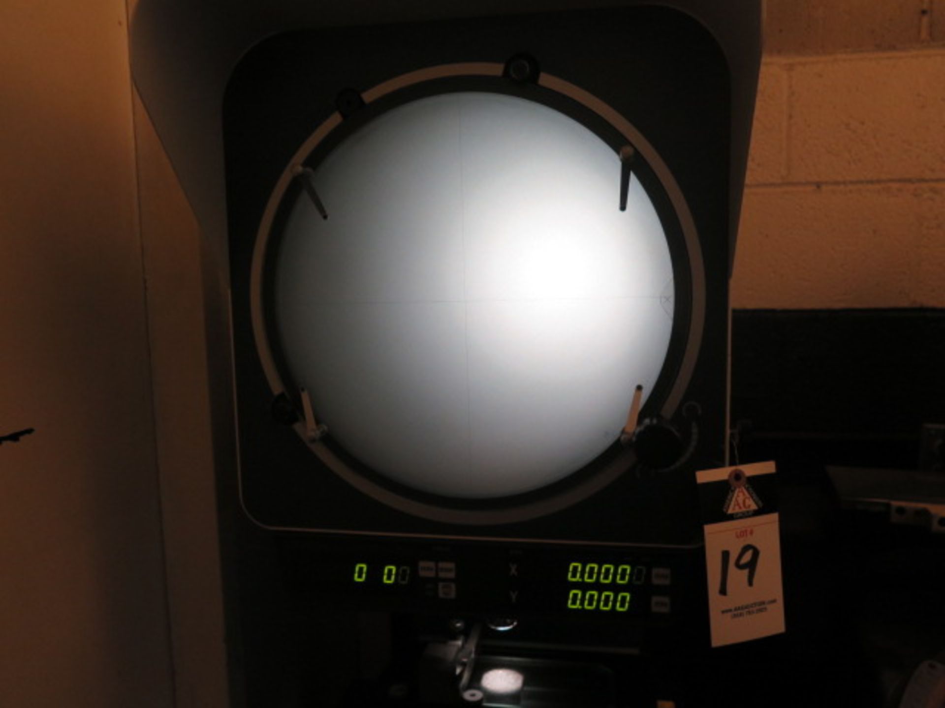 Mitutoyo PJ-A3000 12” Optical Comparator s/n 480111 w/ Digital “X” – “Y” and Angular Readouts, - Image 4 of 9