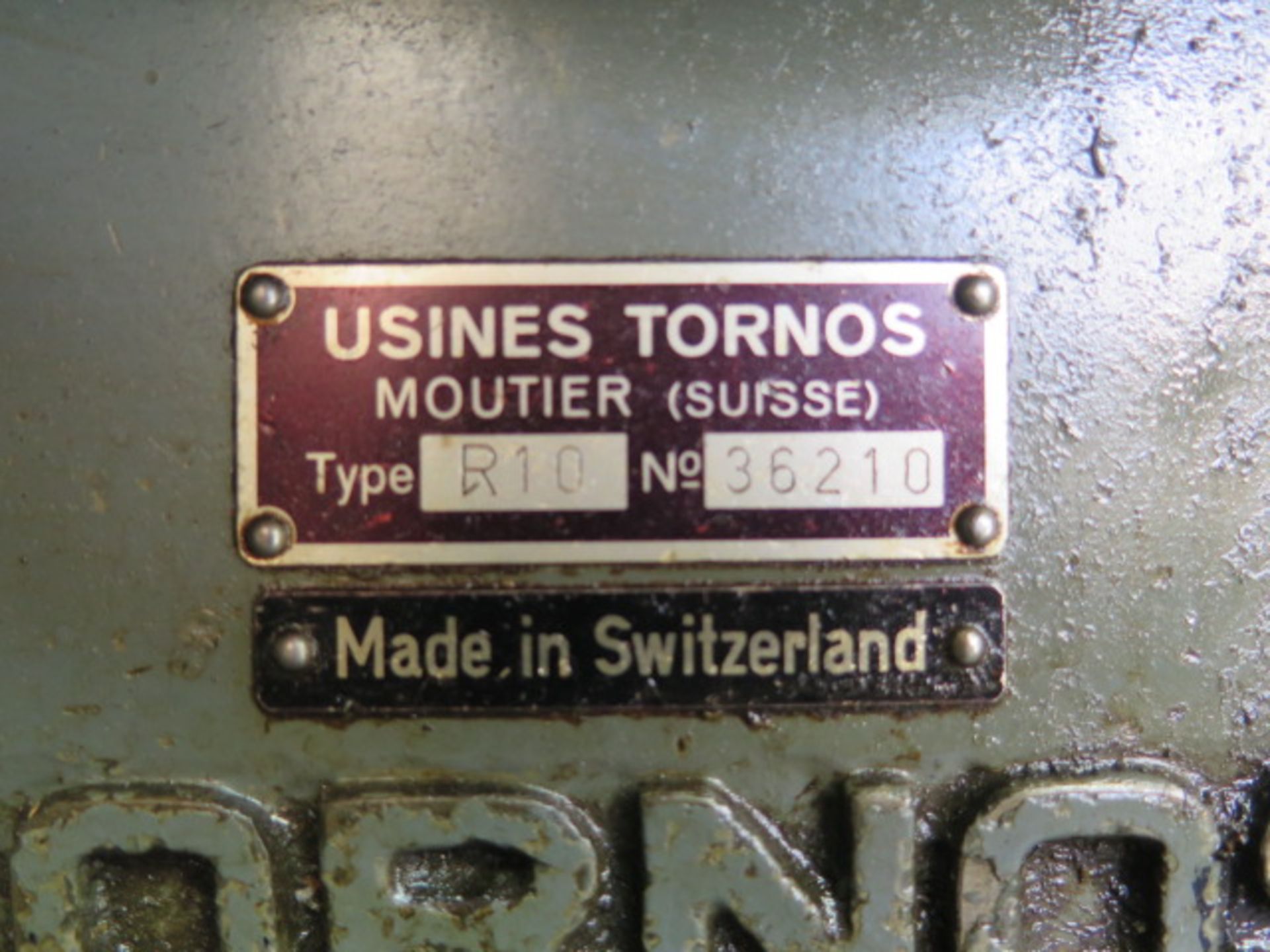 Tornos mdl. R10 10mm (0.394”) Cap Single Spindle Automatic Screw Machine s/n 36210 w/ 5-Cross - Image 7 of 7