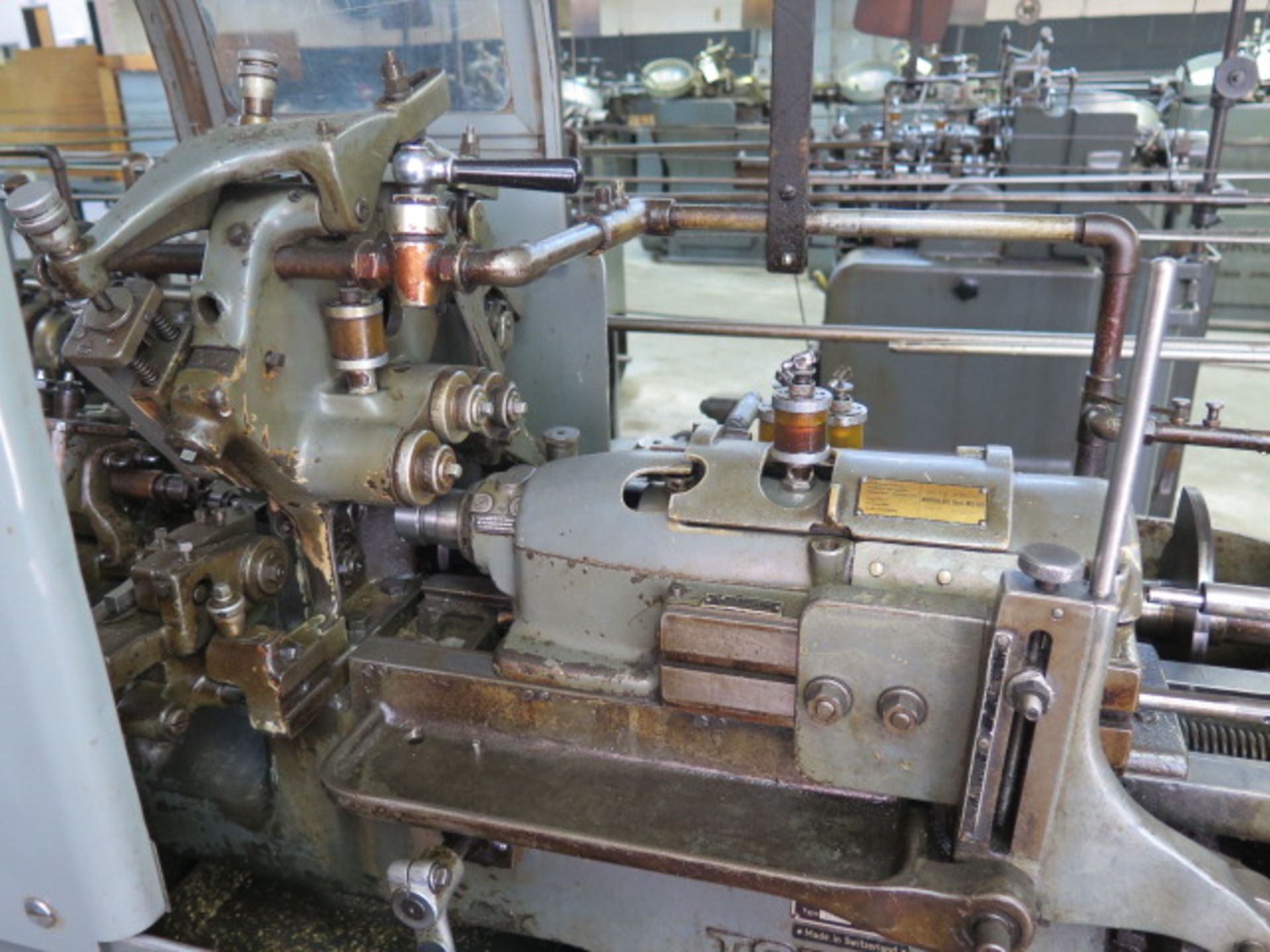 Tornos mdl. R10 10mm (0.394”) Cap Single Spindle Automatic Screw Machine s/n 36210 w/ 5-Cross - Image 3 of 7