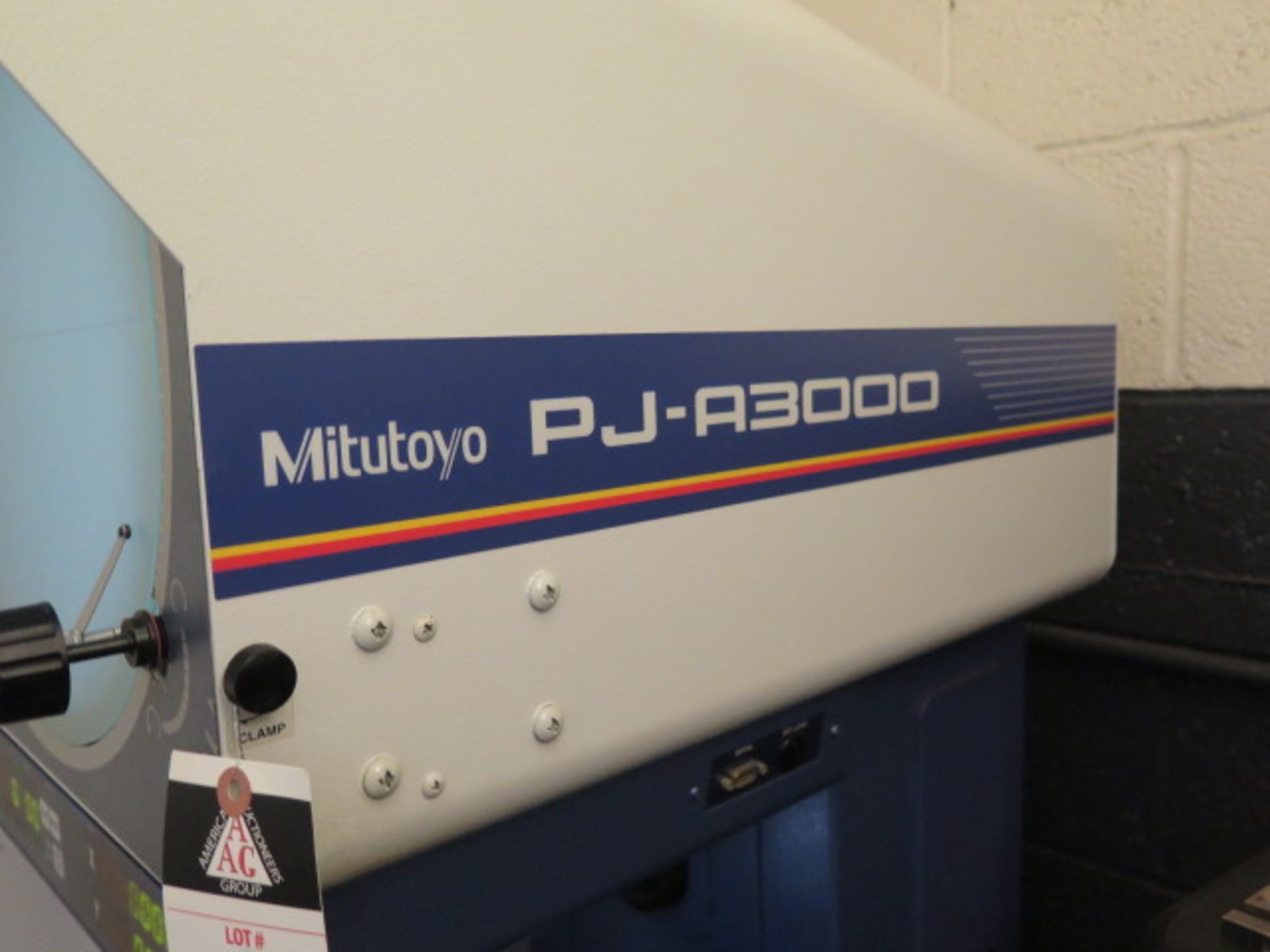 Mitutoyo PJ-A3000 12” Optical Comparator s/n 480111 w/ Digital “X” – “Y” and Angular Readouts, - Image 3 of 9