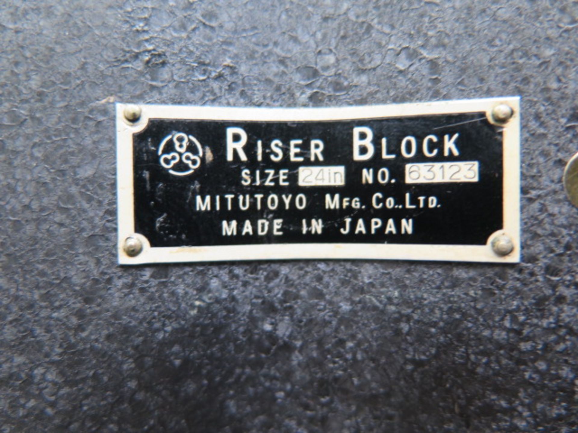 Mitutoyo 24” and 12” Height Master Riser Blocks (2) - Image 2 of 3