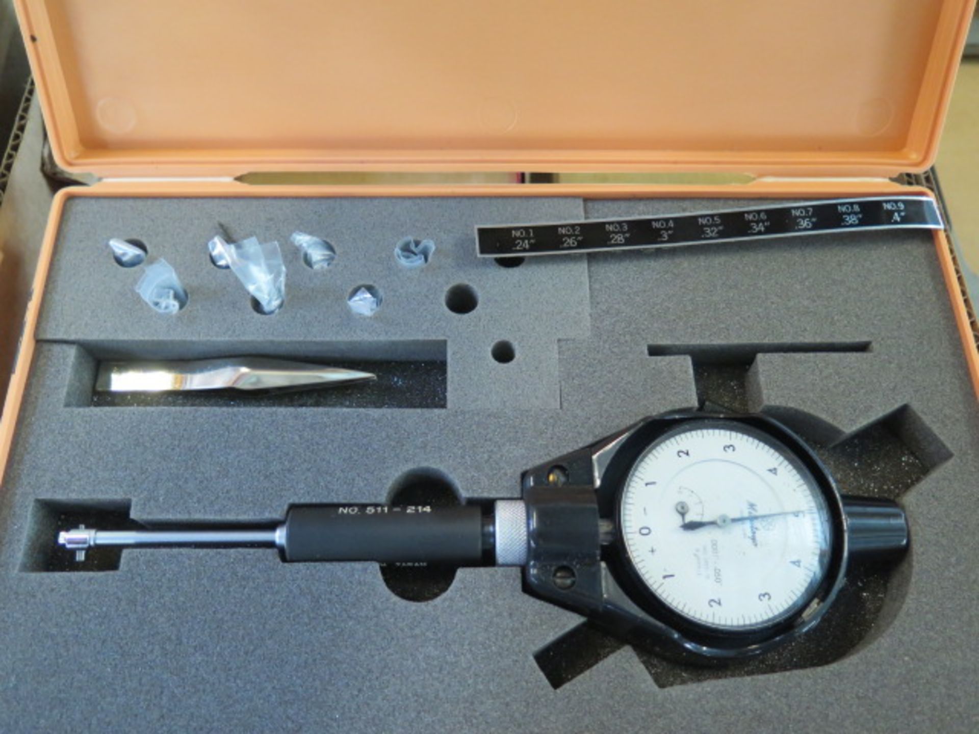 Mitutoyo .24”-.4” Dial Bore Gage and Fowler 7/8”-1 3/8” Dial Bore Gage - Image 2 of 3