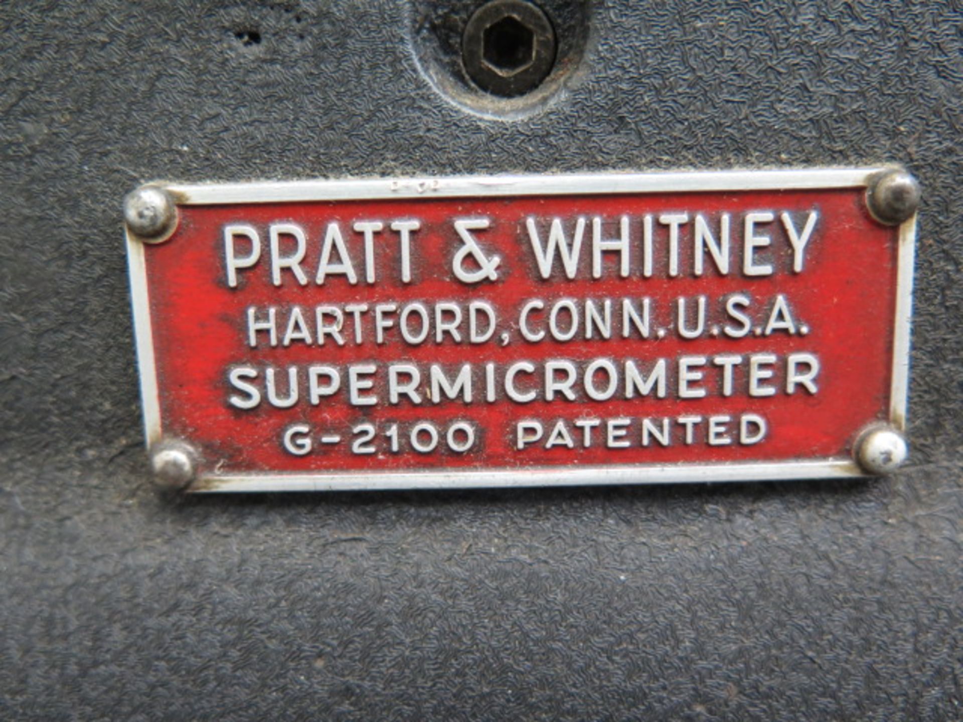 Pratt & Whitney G-2100 Supermicrometer - Image 2 of 4