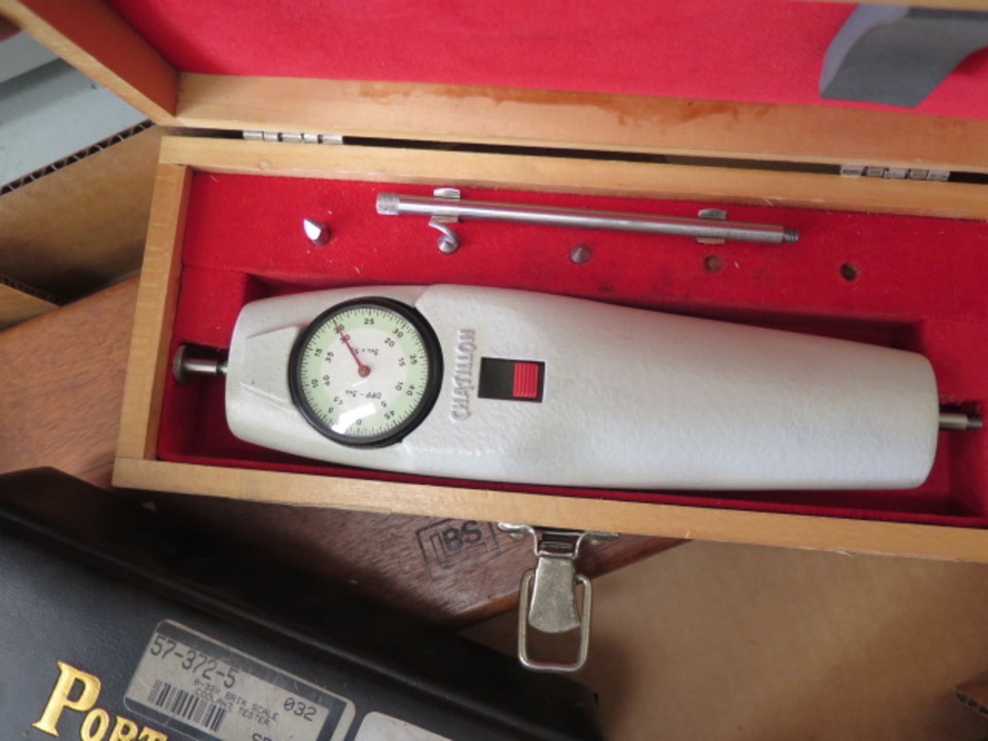 Chatillon Force Gage, Refractometer and Micrometer Standards - Image 2 of 4