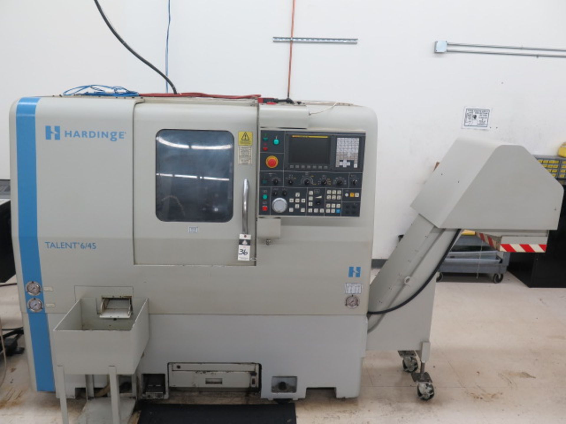 2004 Hardinge “Talent 6/45” Live Turret CNC Turning Center s/n BLAA4L0116 w/ Fanuc Series 0i-TB - Image 2 of 14