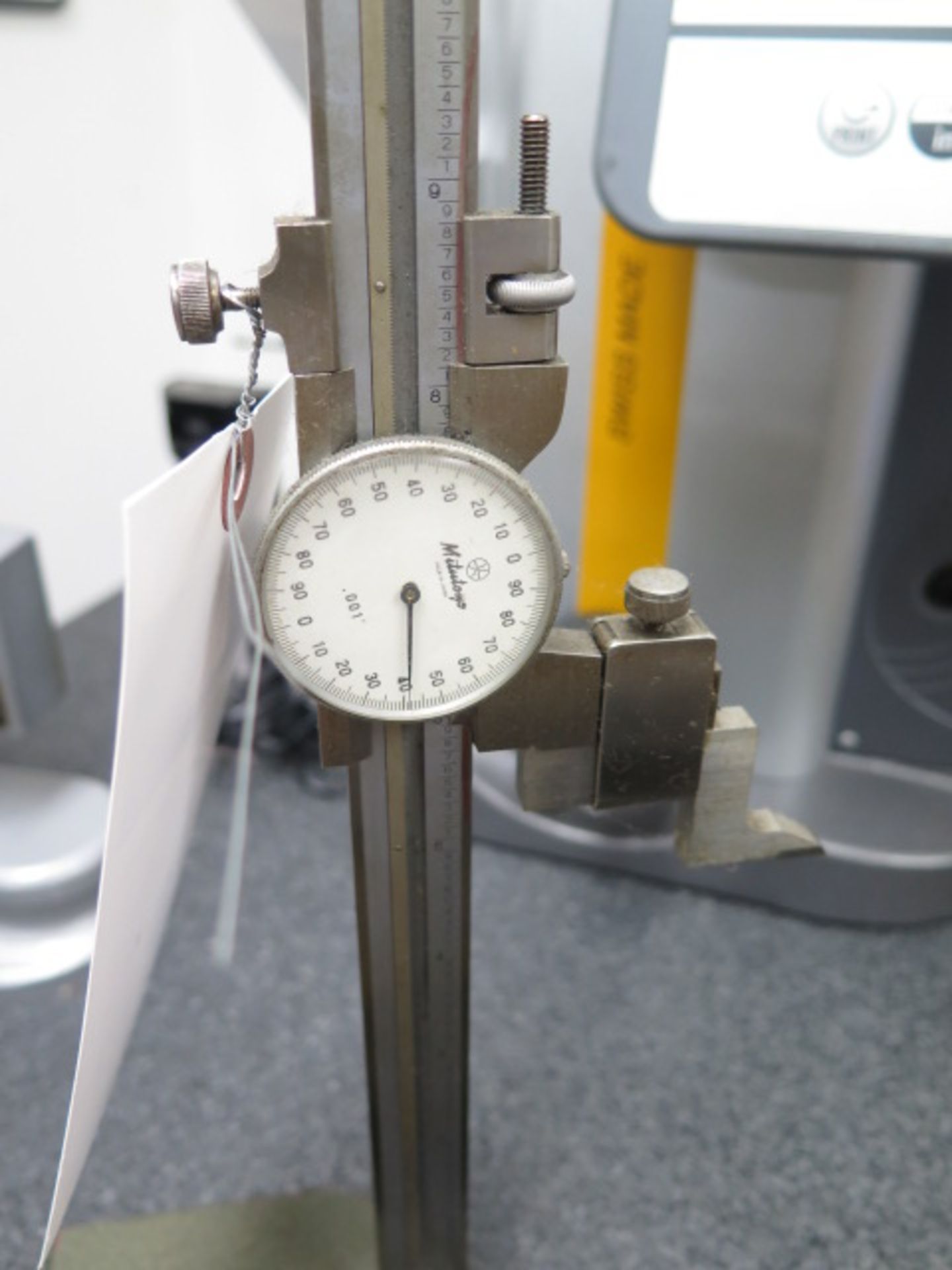 Mitutoyo 10" Dial Height Gage and Flatness Gage - Image 2 of 3