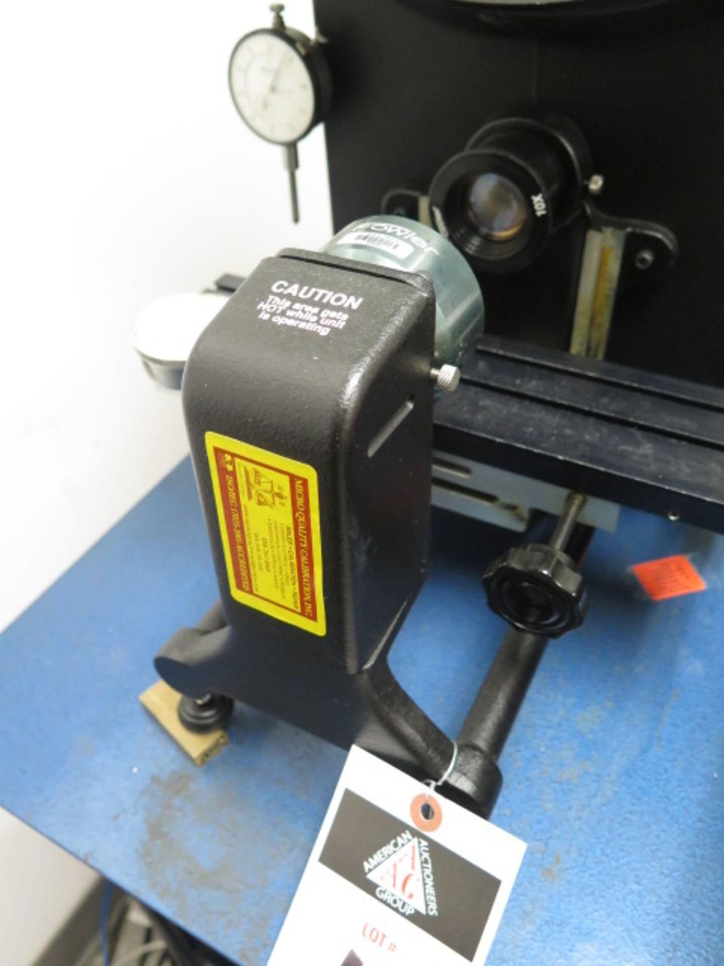 Fowler 12” Table Model Optical Comparator w/ Surface and Profile Illumination, 10X Lens - Image 5 of 7