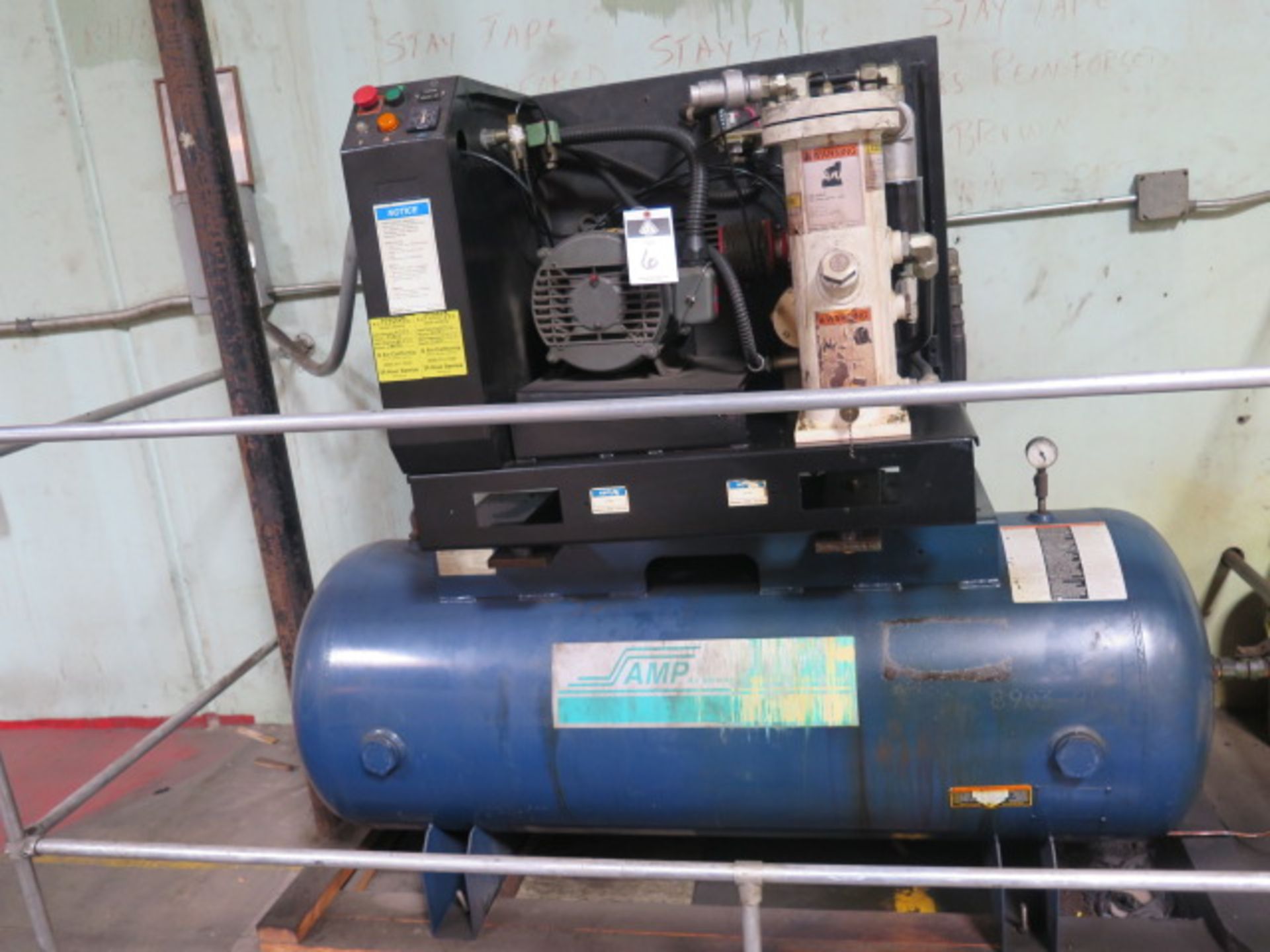 Ingersoll Rand SSR-EP15 15Hp Rotary Air Compressor s/n LX2652U00131 w/ 53 CFM @ 125 PSIG, 120 Gallon