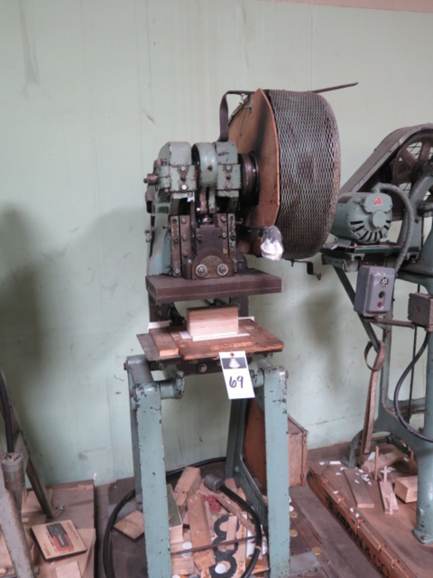 Rouselle No. 1A 8-Ton OBI Stamping Press s/n 1359