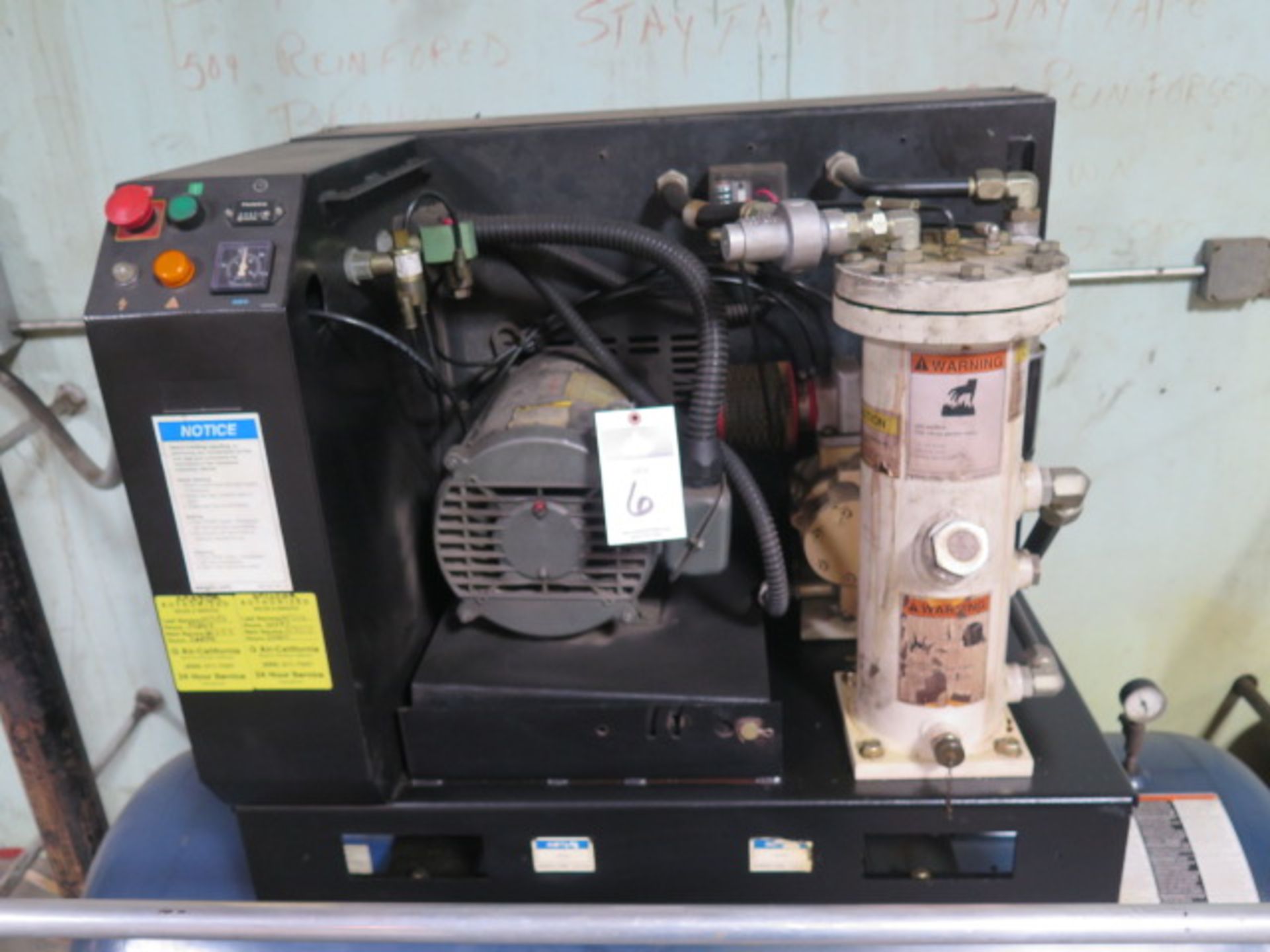 Ingersoll Rand SSR-EP15 15Hp Rotary Air Compressor s/n LX2652U00131 w/ 53 CFM @ 125 PSIG, 120 Gallon - Image 2 of 7