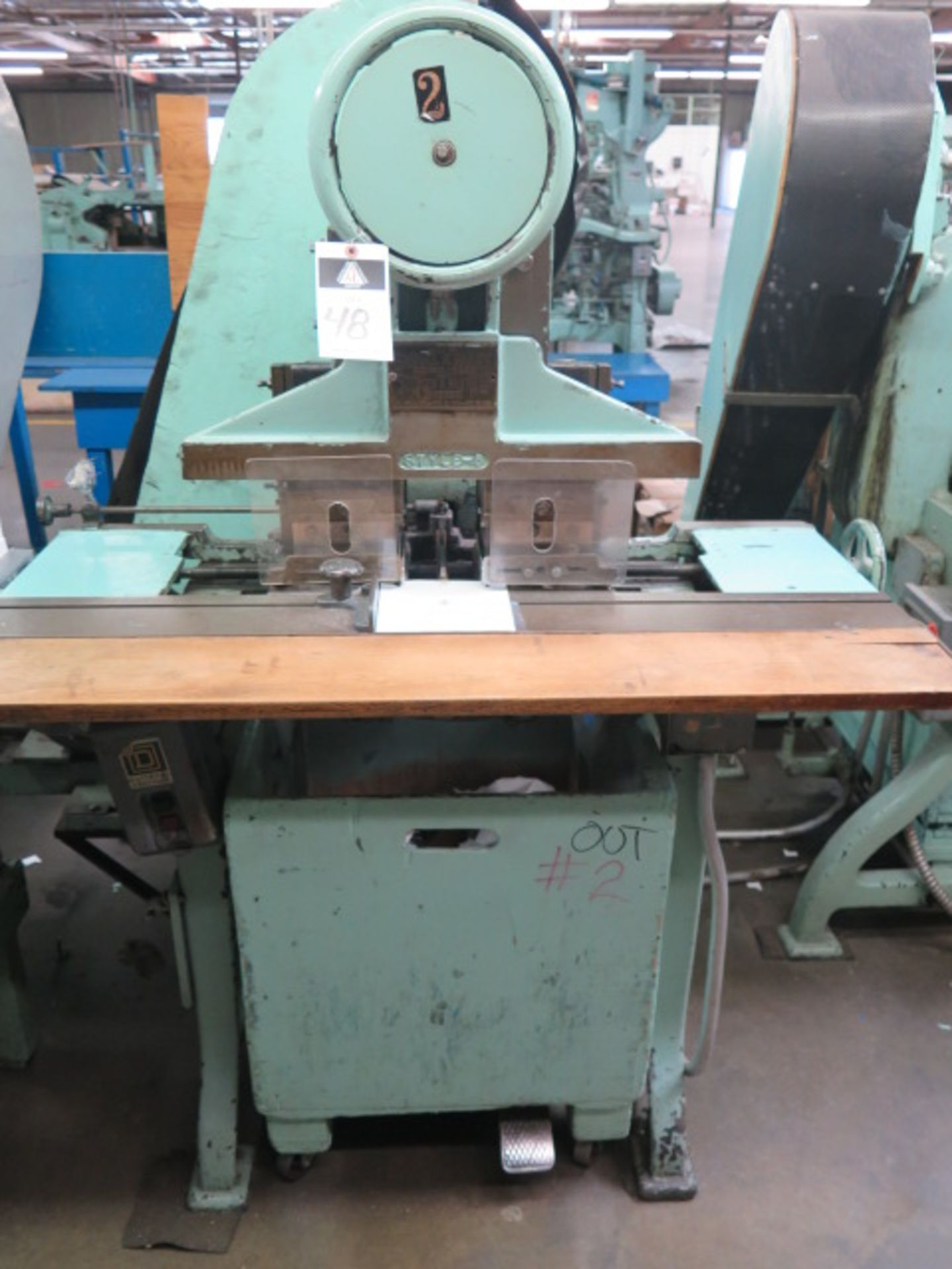 Samuel Perry/ Stokes & Smith Style-B 14” Mitering Machine s/n 1363A