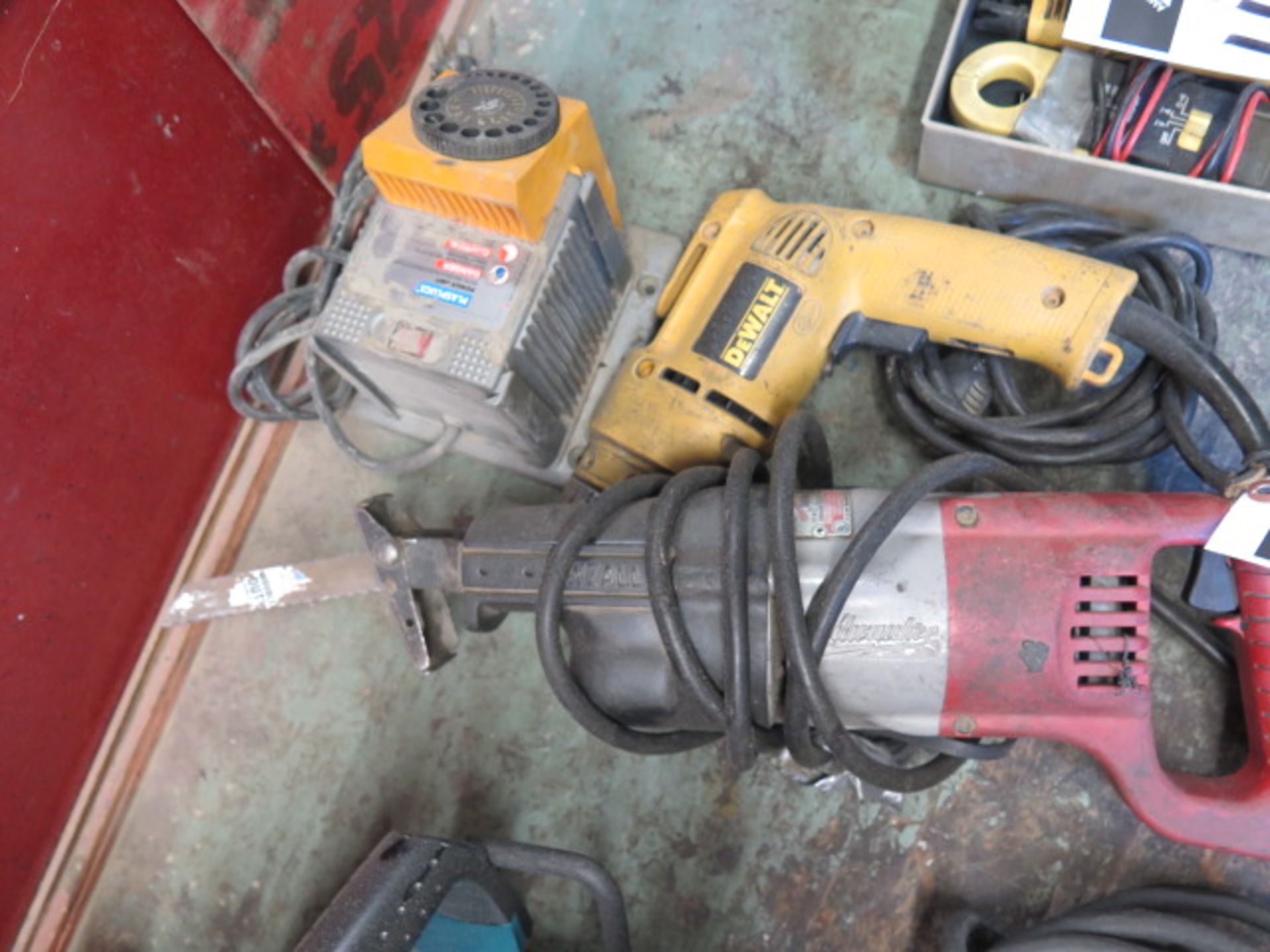 Milwaukee Saw-Zall, DeWalt Drill and Plasplugs Drill Sharpener - Image 2 of 2