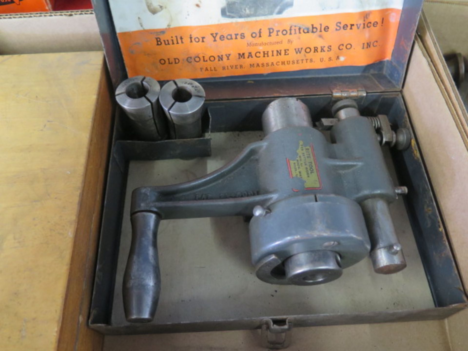 Old Colony Hand Operated Stater Planer and Parallel Set - Image 2 of 3