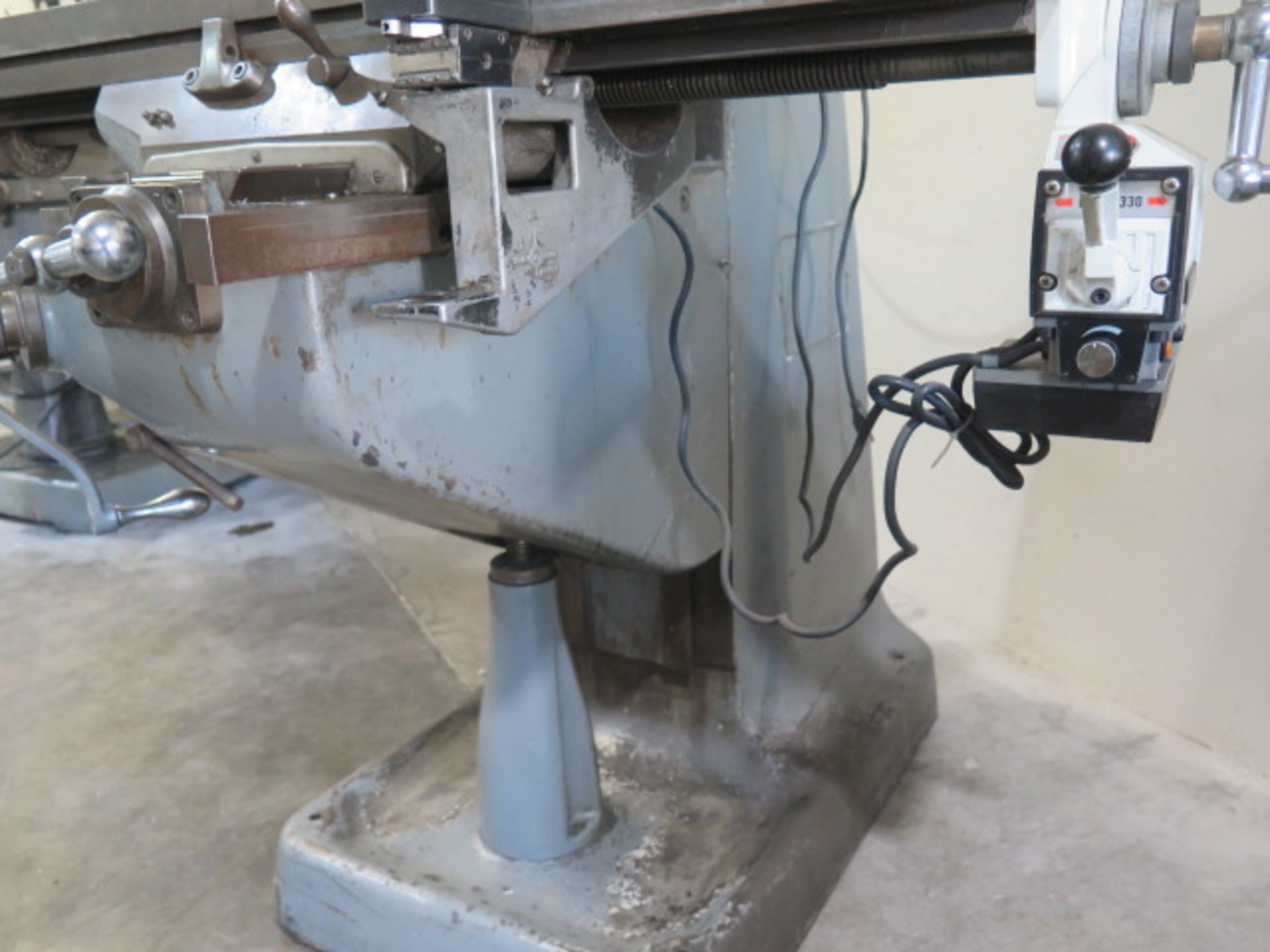 Bridgeport Vertical Mill s/n 151345 w/ 1.5Hp Motor, 60-4200 Dial Change RPM, Trava-Dial, Power Feed, - Image 9 of 11