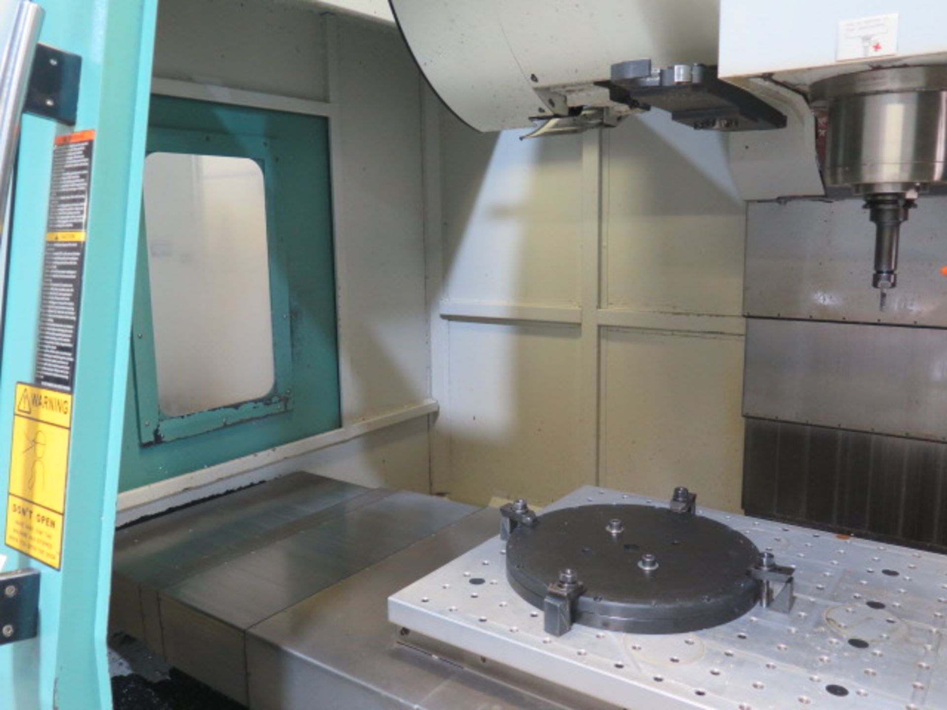 2006 Yang BVM-1060 CNC Vertical Machining Center s/n B10003 w/ Fanuc Series 0i-MC Contropls, 24- - Image 8 of 16