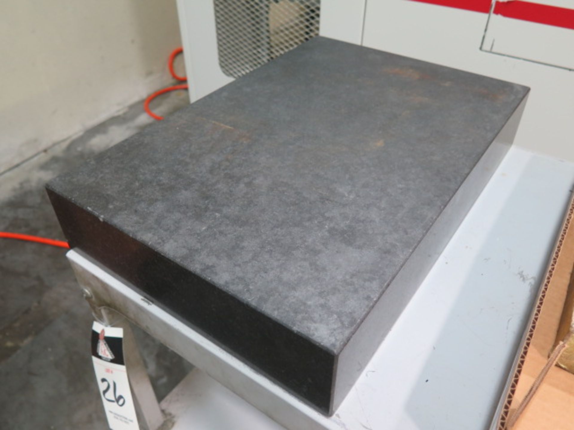 12" x 18" x 3" Granite Surface Plate w/ Cart - Image 2 of 2