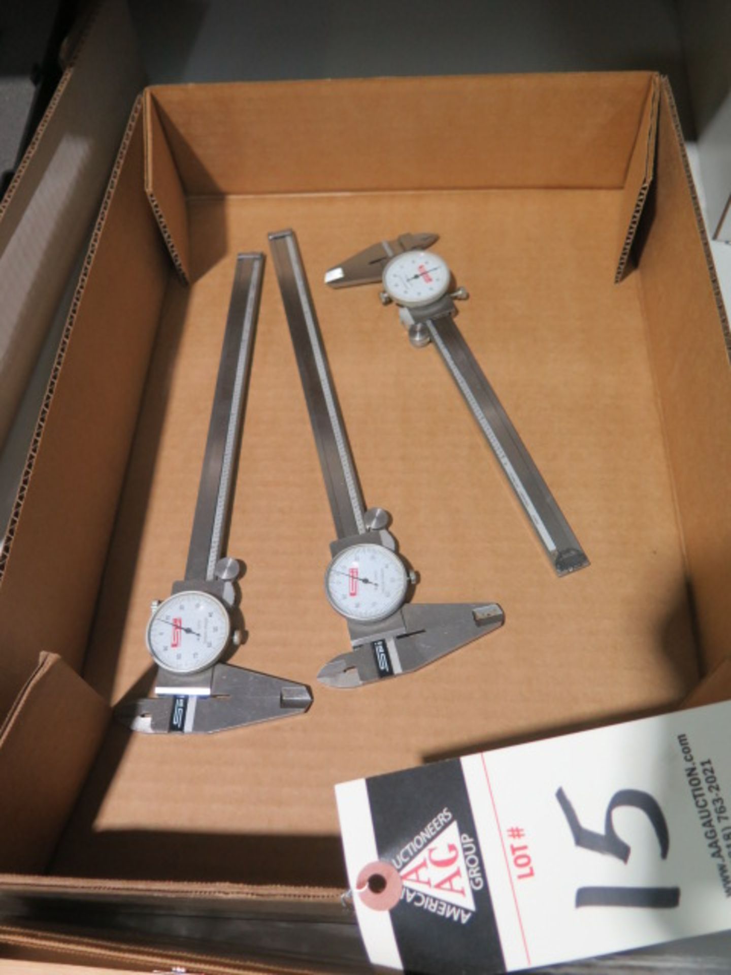 SPI 8" and 6" Dial Calipers (3)