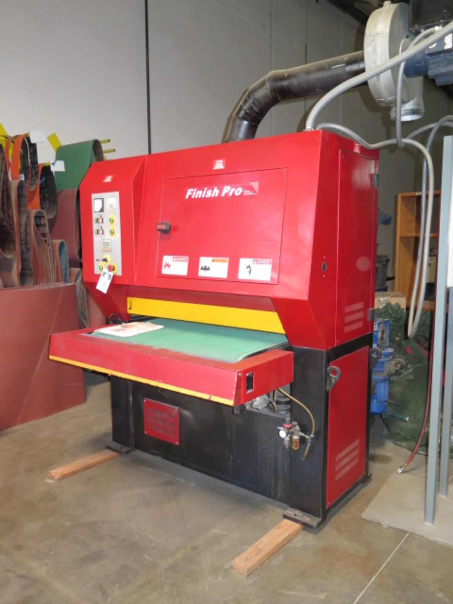 Gallop Machines “Finish Pro” mdl. FP-4075 40” Belt Grainer s/n 0808-082312 w/ Blower Style Dust - Bild 2 aus 8