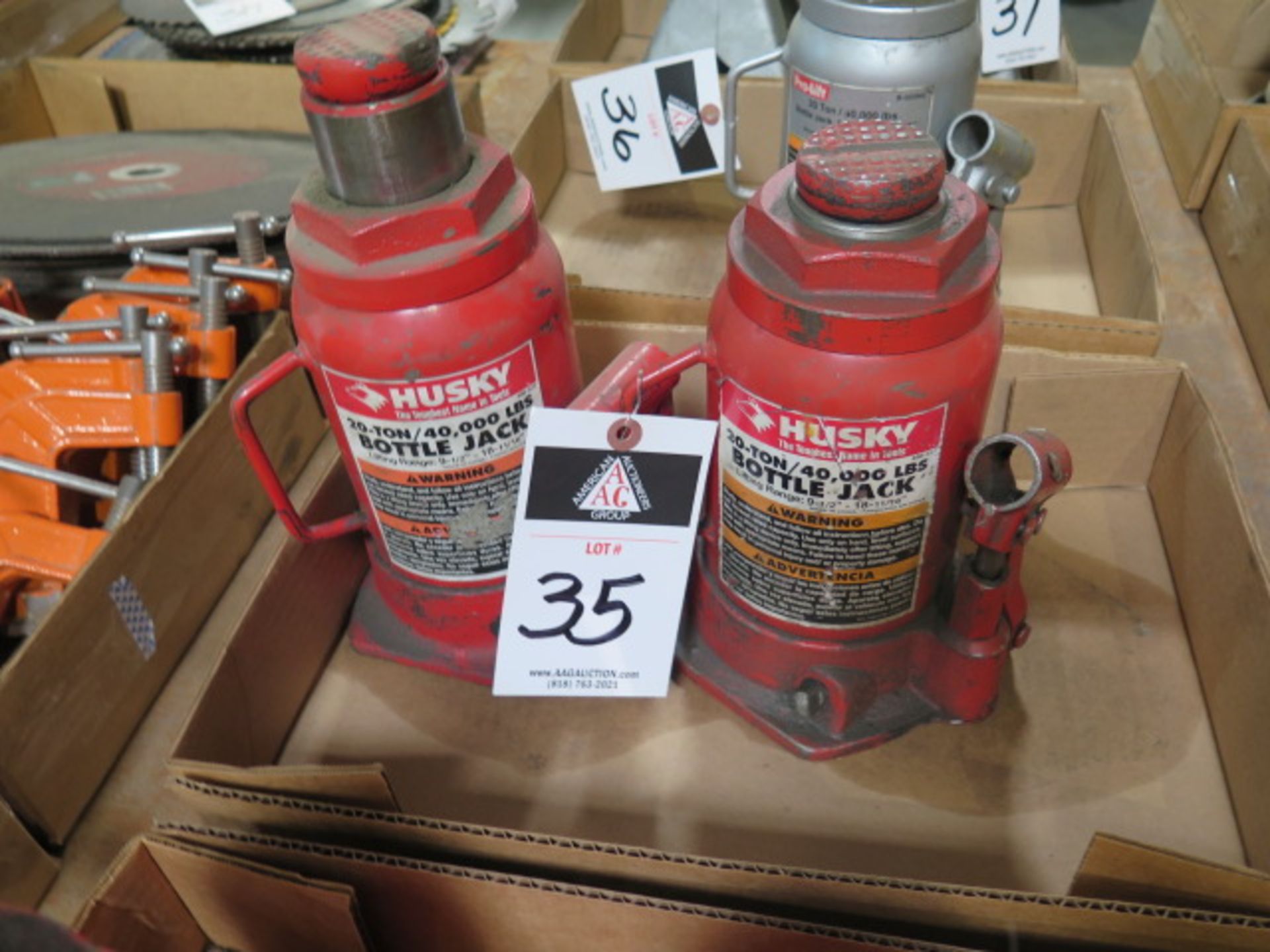 Husky 20 Ton Bottle Jacks (2)