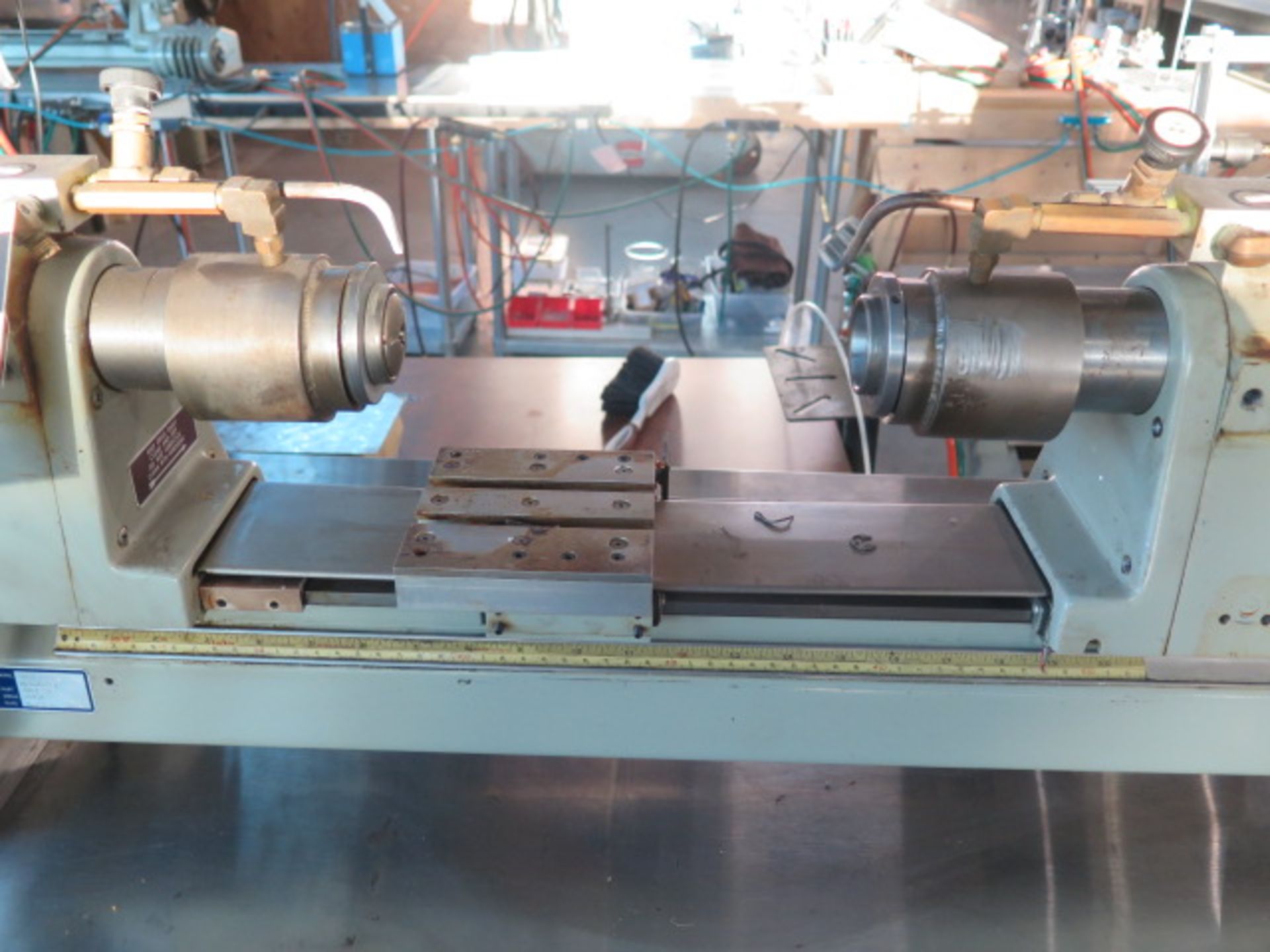 2000 Litton mmdl. F053 8” x 12” Glass Lathe s/n 1543R w/ Variable Speed Drive, 5C Colleted Heads, - Image 5 of 7