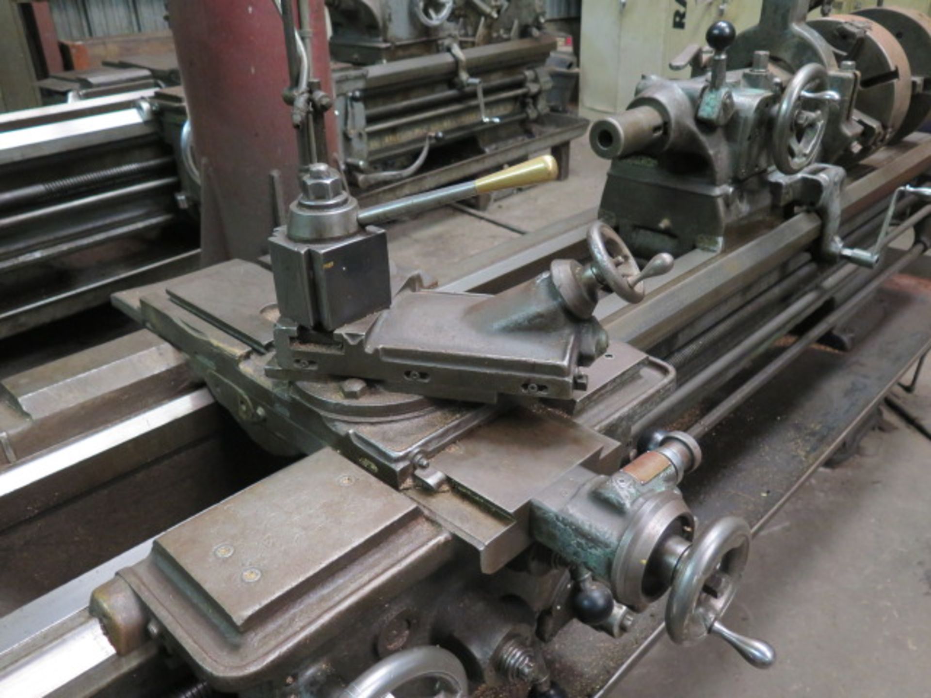 Axelson “16” 16” x 102” Geared Head Lathe s/n 2513 w/ 19” Max Swing, 12’ Bed,13-849 RPM, Inch - Image 6 of 12