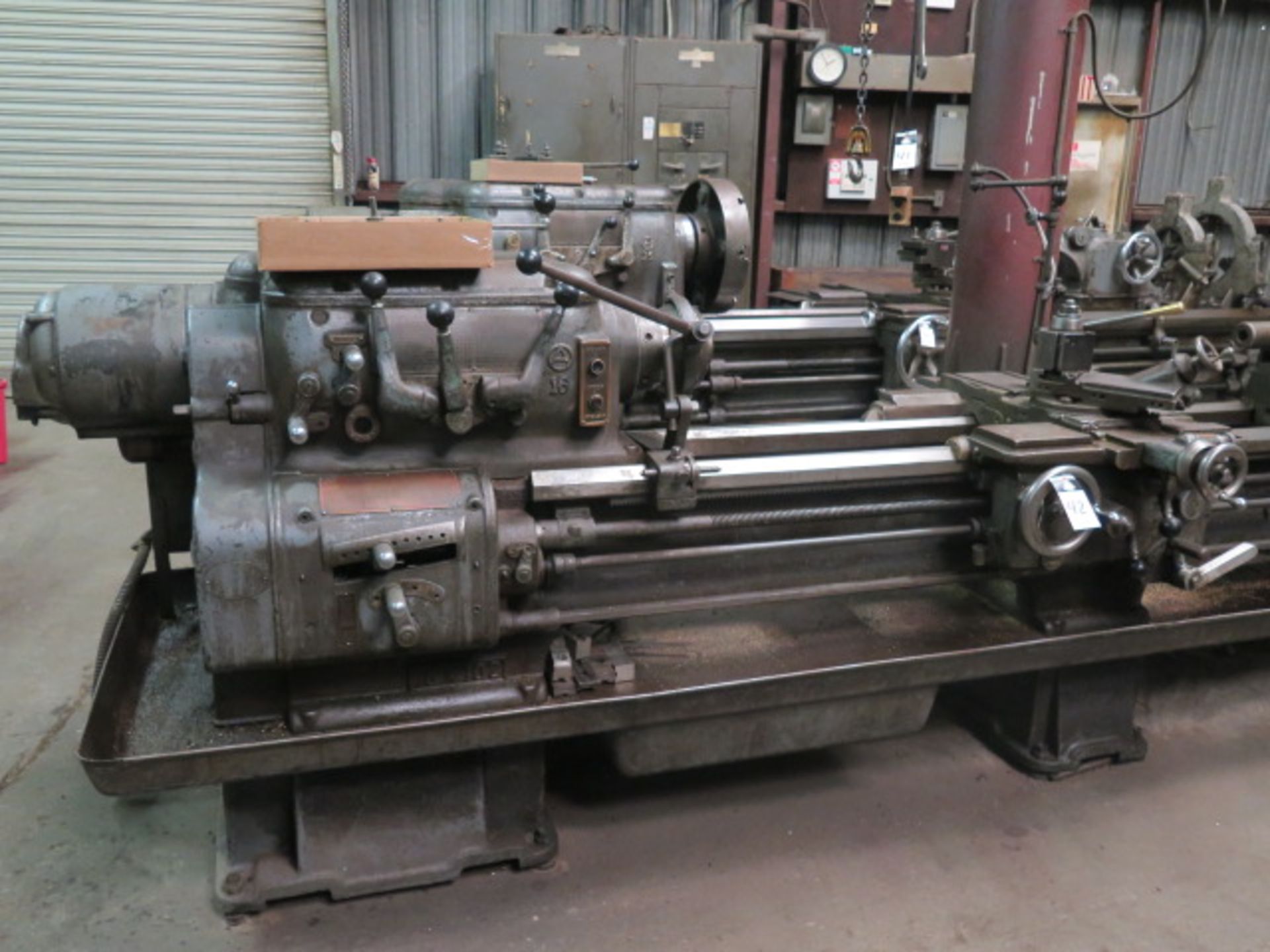 Axelson “16” 16” x 102” Geared Head Lathe s/n 2513 w/ 19” Max Swing, 12’ Bed,13-849 RPM, Inch - Image 2 of 12