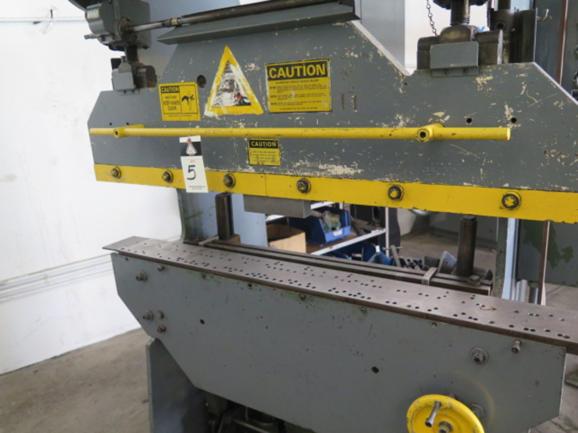 DiAcro mdl. 14-48-2 14GA x 48” Hydra Power Press Brake s/n 6820680678 w/ Manual Back Gage, 6 ½” - Image 3 of 7