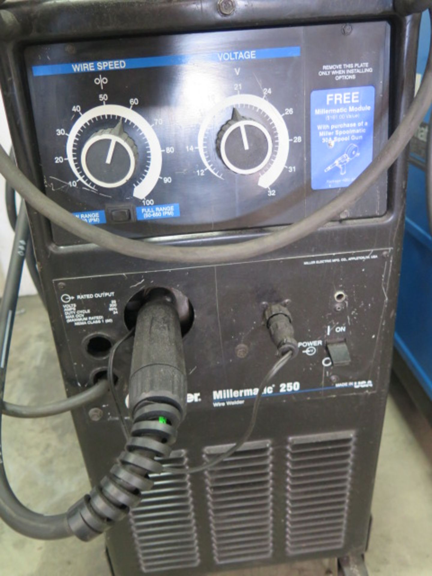 Miller Millermatic 250 CV-DC Arc Welding Power Source s/n KH405613 - Image 3 of 5