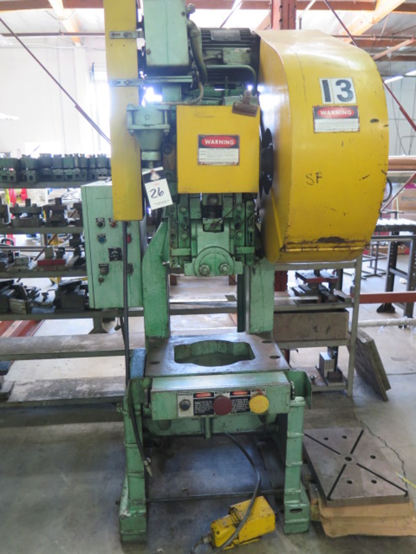 Rousselle mdl. 3 25 Ton OBI Stamping Press s/n 23705 w/ 135 Strokes/Min, 9 ¾” Shut Height, 3”