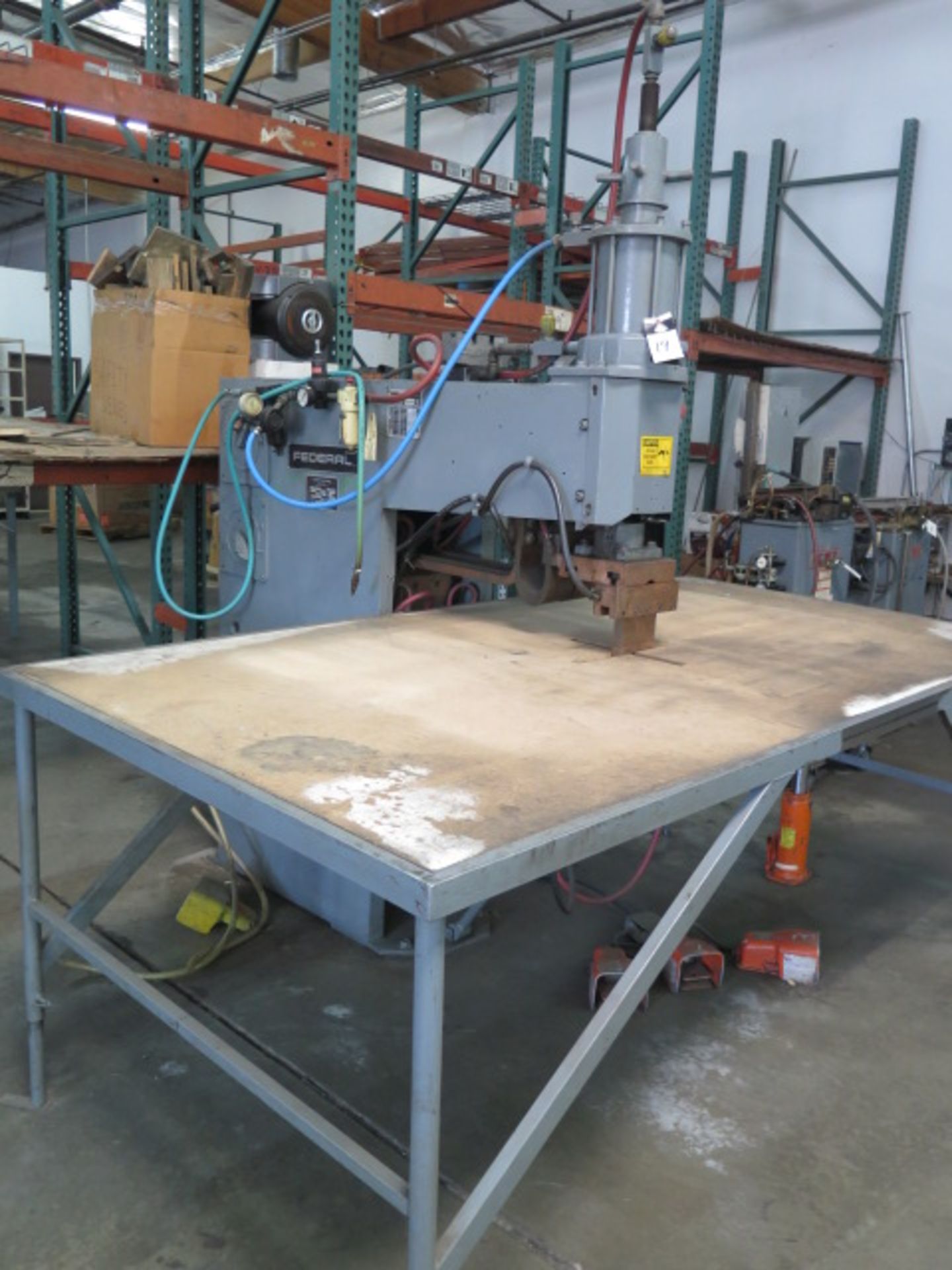 Federal Type PA-2-24/36 150kVA Mesh Spot Welder s/n 35210-01-1 w/ Support Table - Image 2 of 9