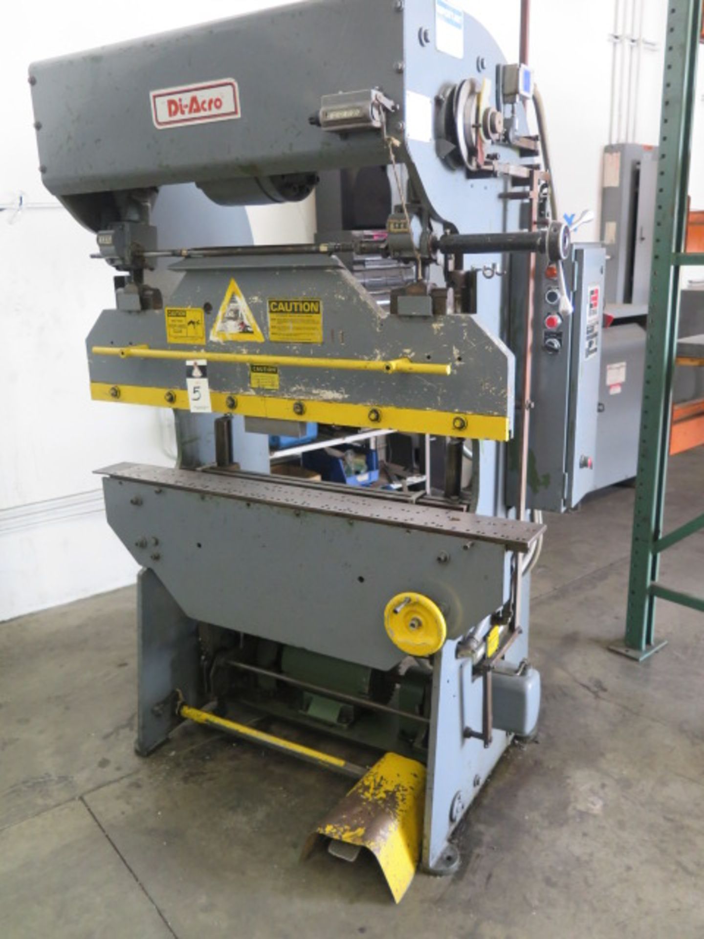 DiAcro mdl. 14-48-2 14GA x 48” Hydra Power Press Brake s/n 6820680678 w/ Manual Back Gage, 6 ½” - Image 2 of 7