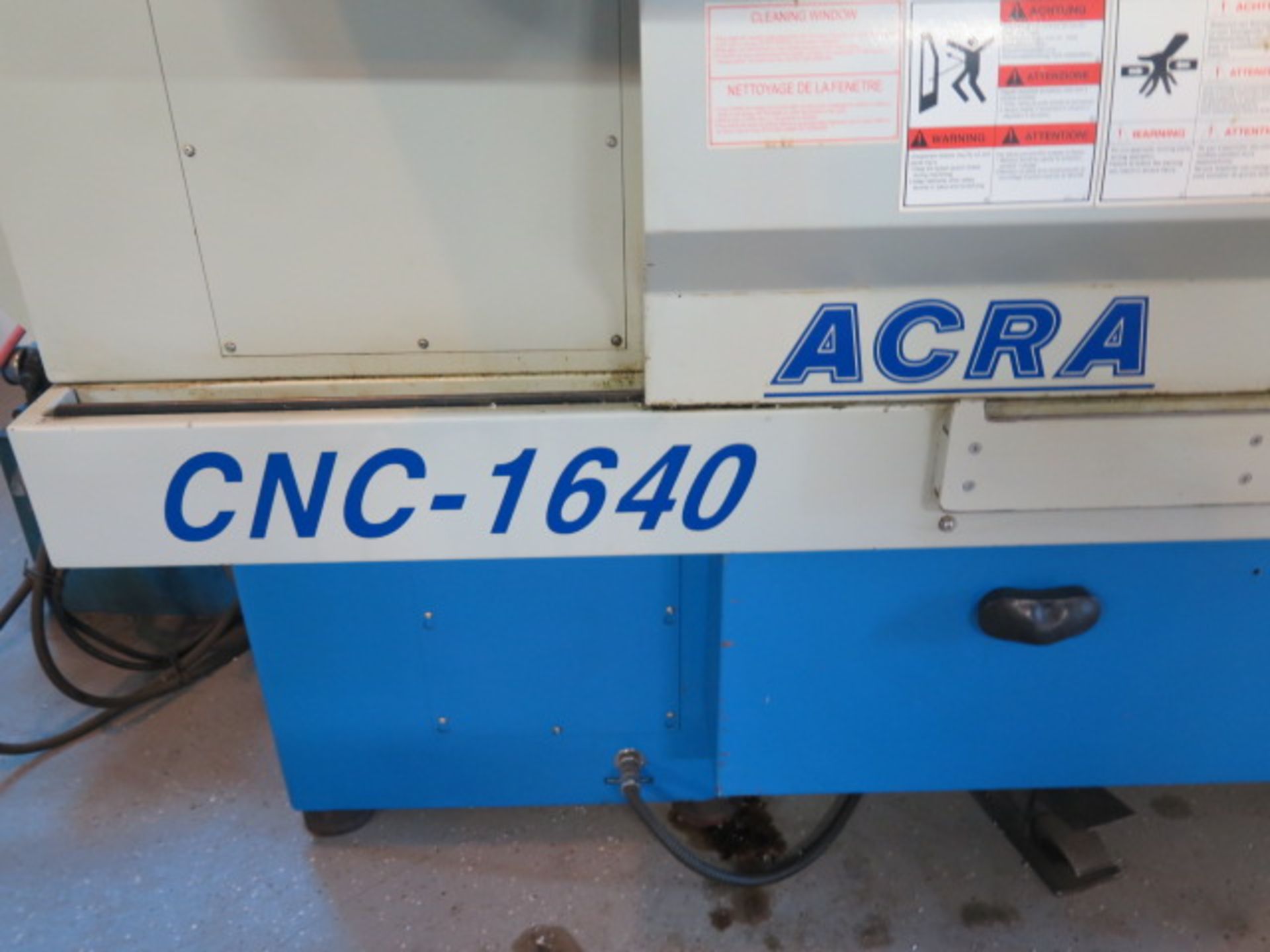 2007 Acra FEL-1640 ENC 16” x 40” CNC Gap Bed Lathe s/n 16407031577B w/ Fanuc Series 0i MATE-TB - Image 3 of 11